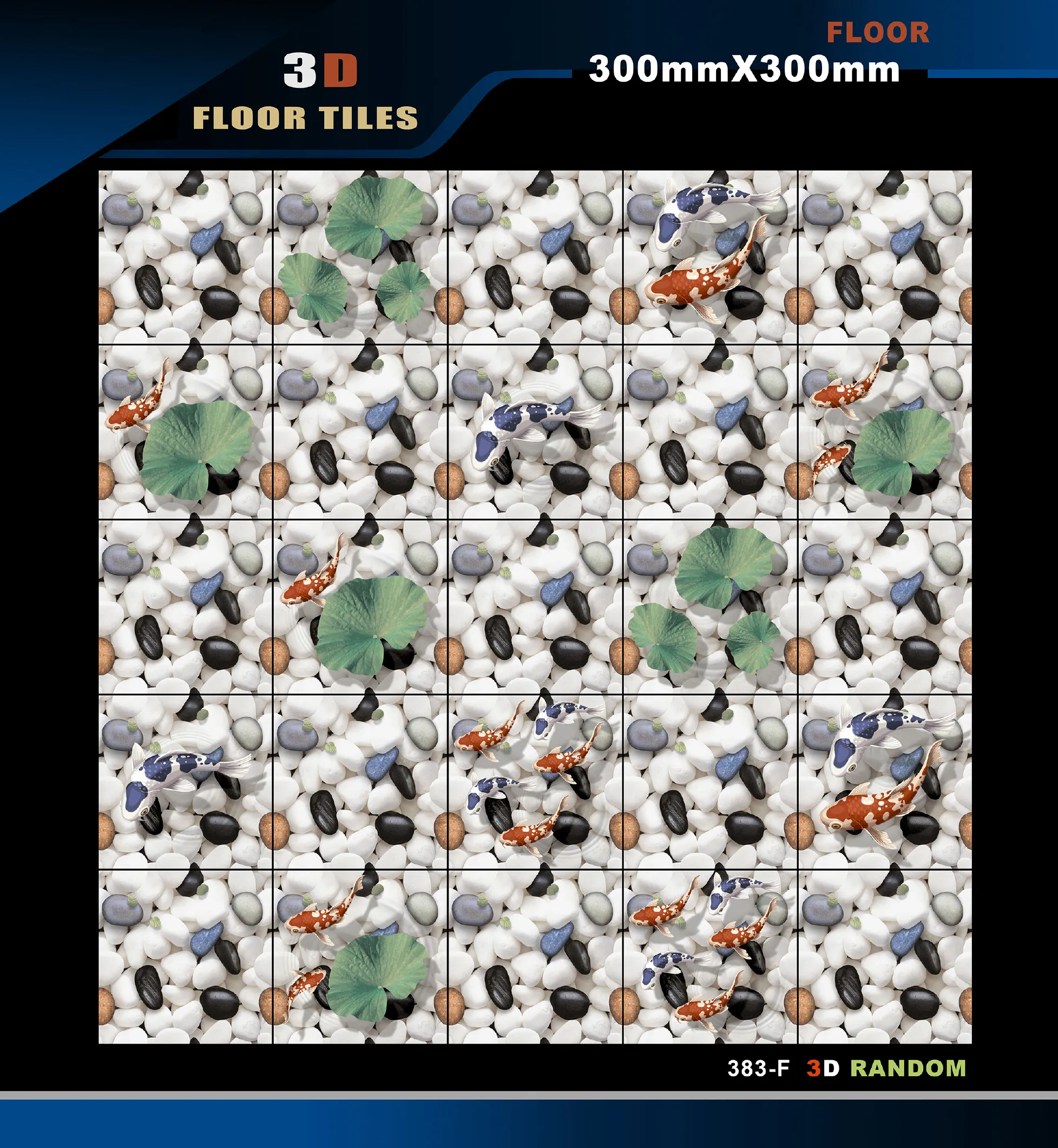 12 X 12 3D Tiles - Design 3
