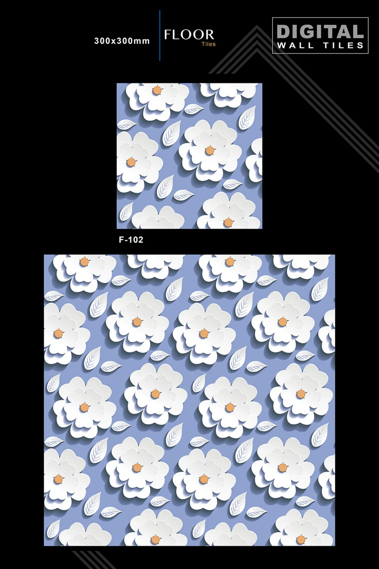 12 X 12 New Floor Tiles - Design 1