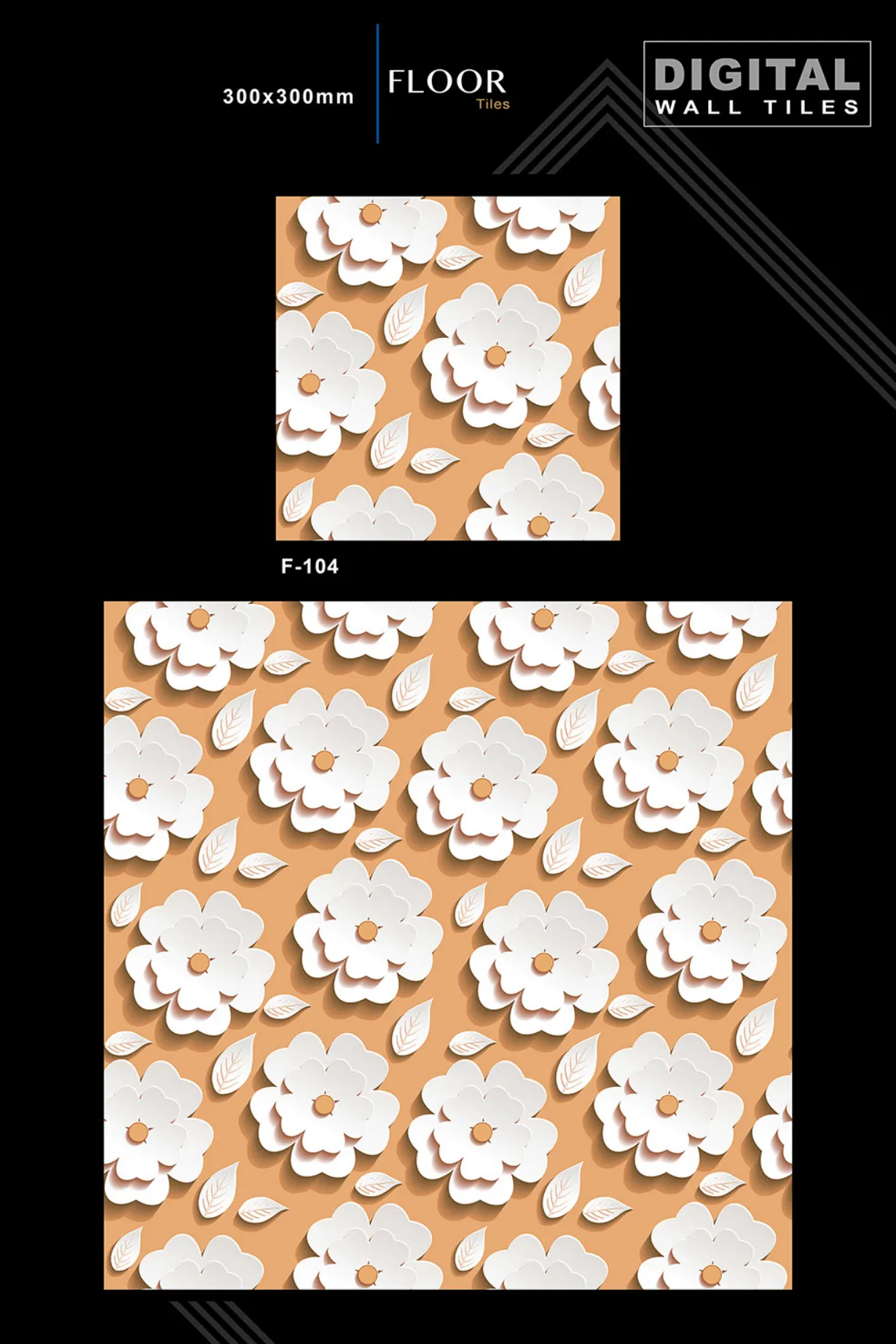 12 X 12 New Floor Tiles - Design 3
