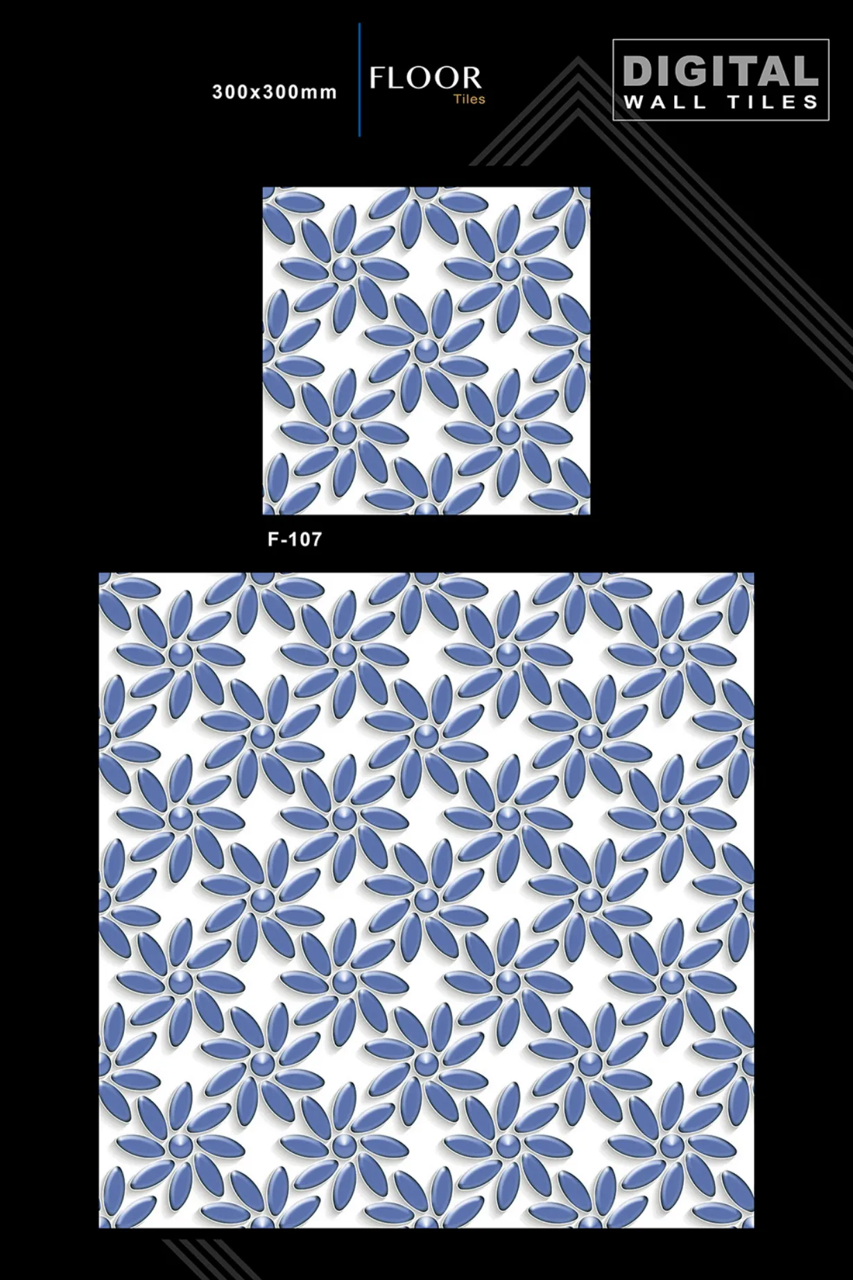 12 X 12 New Floor Tiles - Design 6