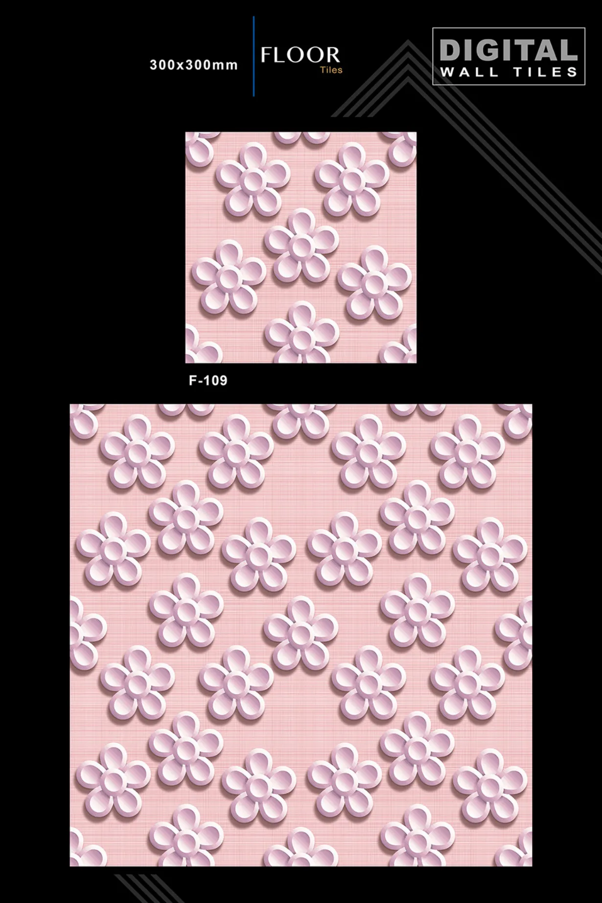12 X 12 New Floor Tiles - Design 8