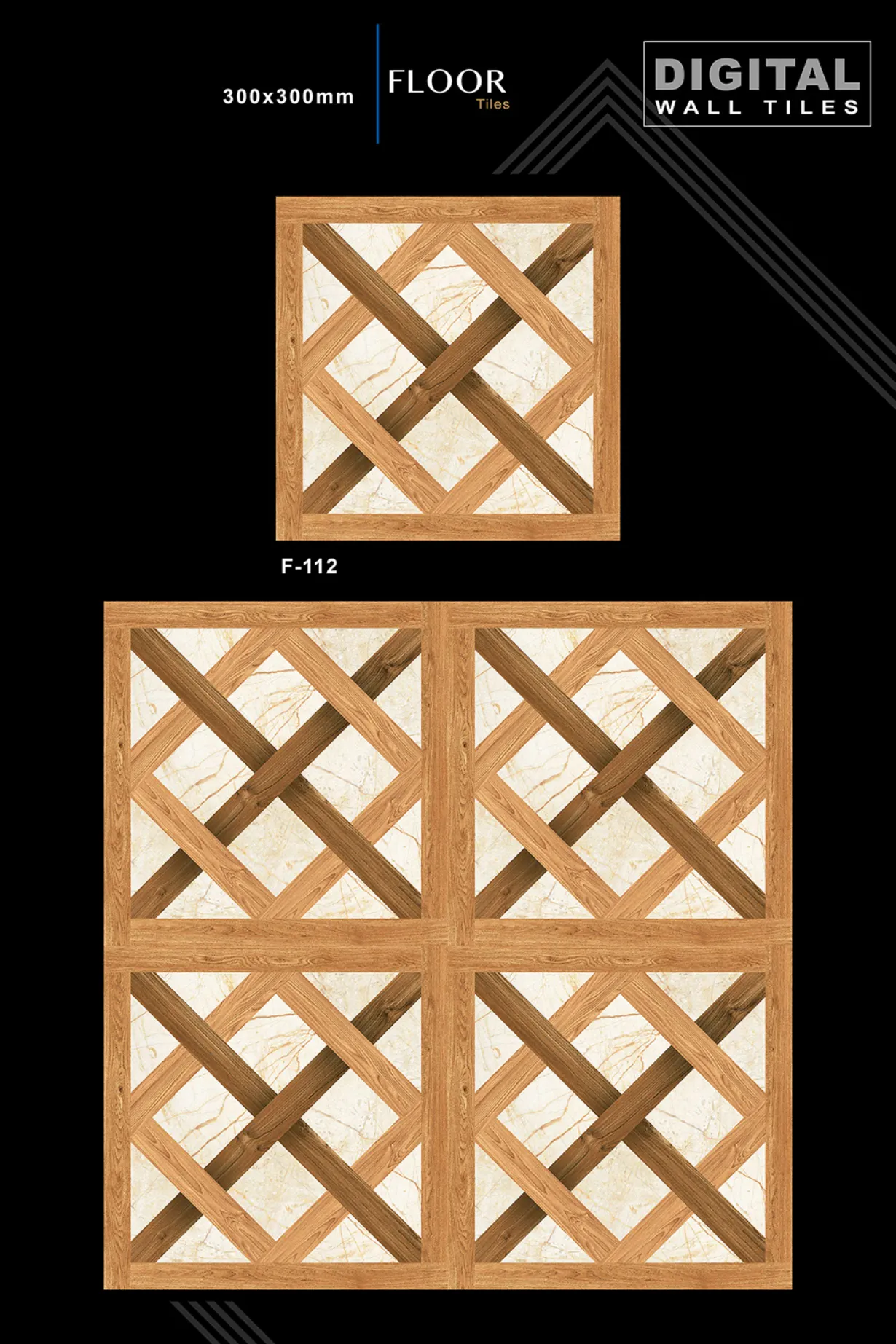 12 X 12 New Floor Tiles - Design 11