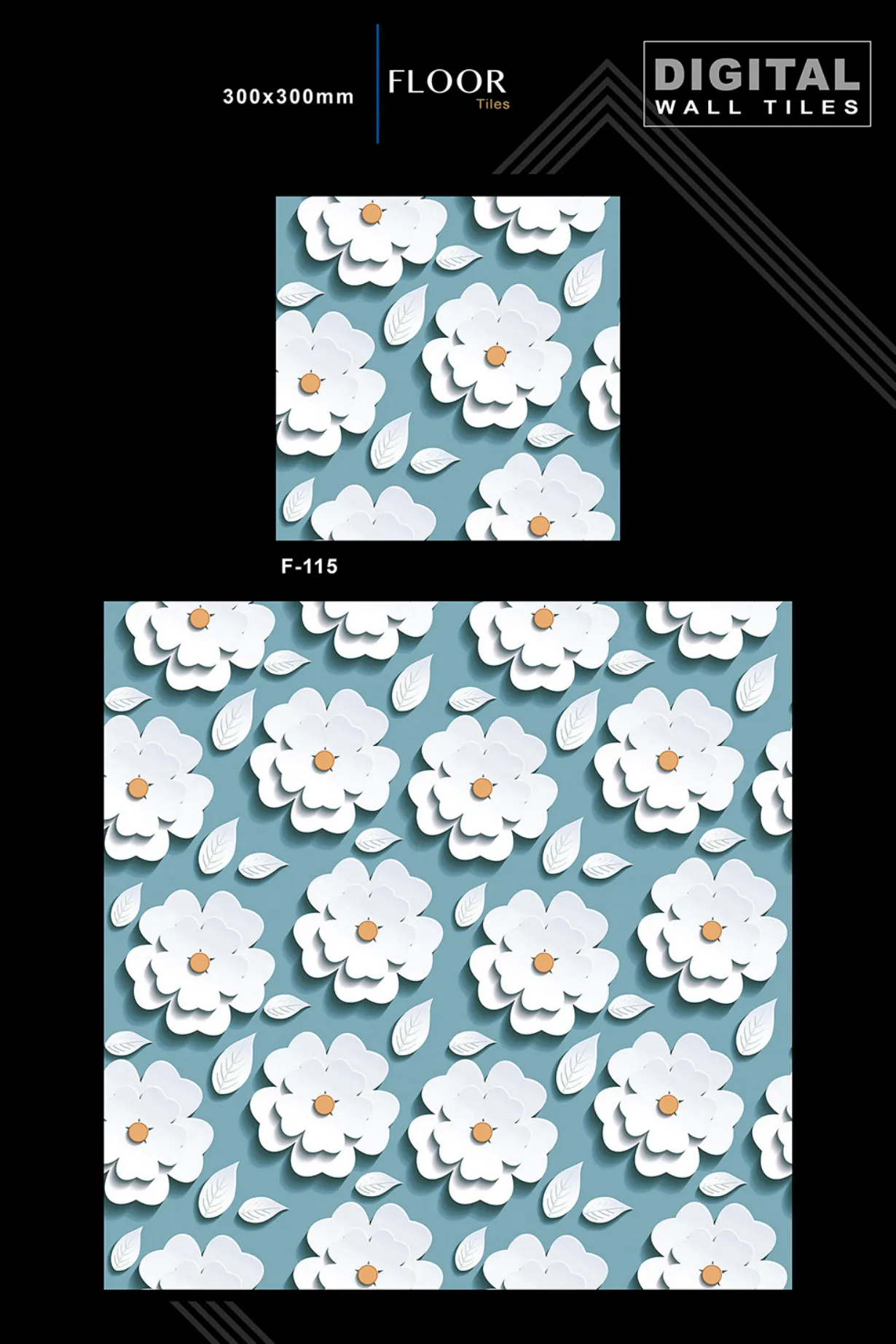 12 X 12 New Floor Tiles - Design 14