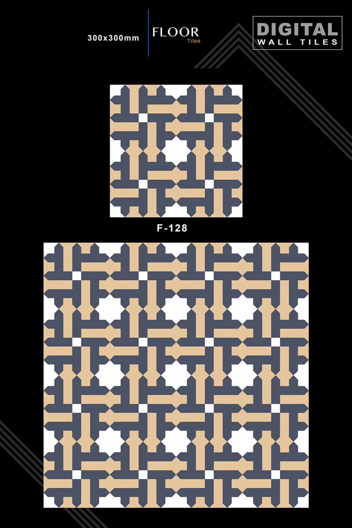 12 X 12 New Floor Tiles - Design 27