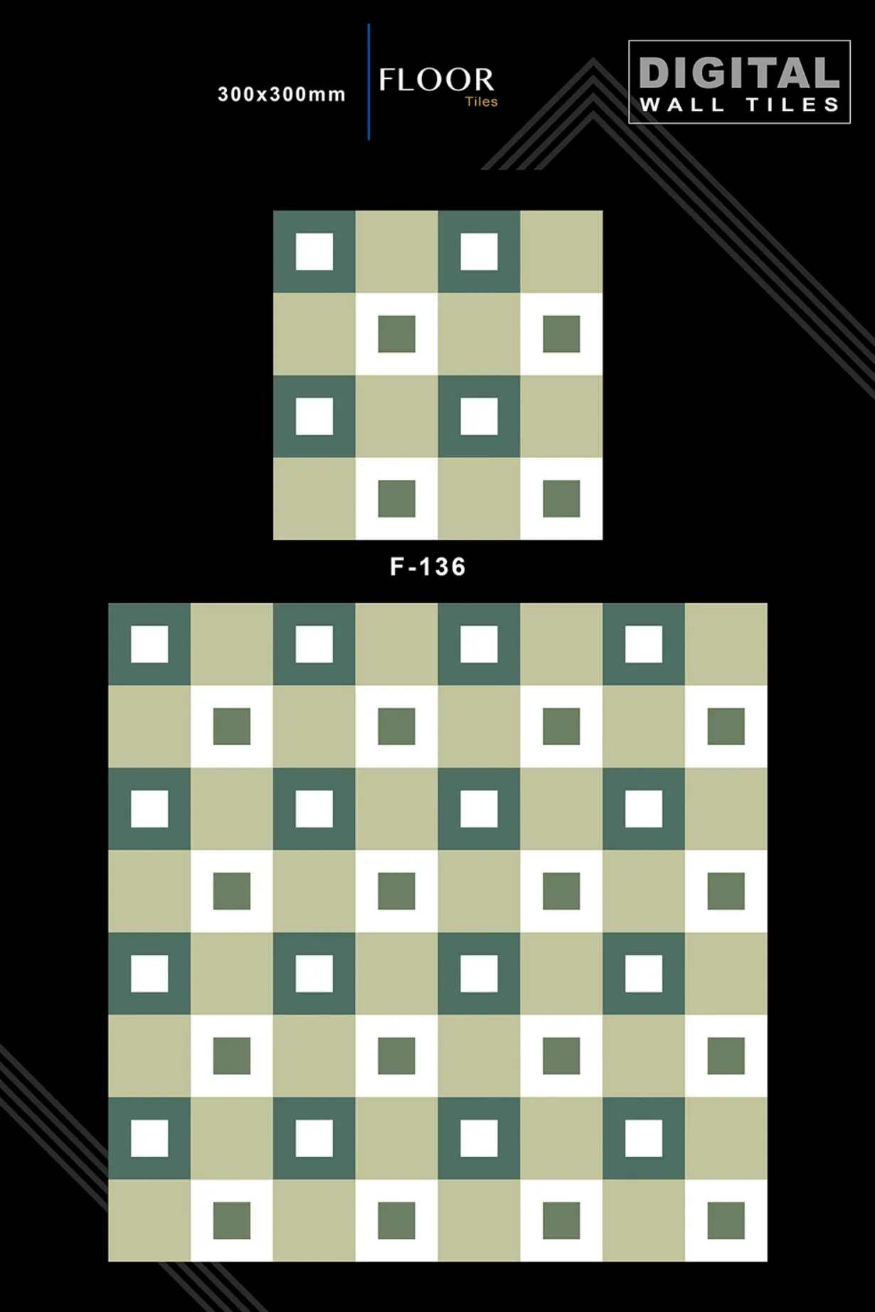 12 X 12 New Floor Tiles - Design 35