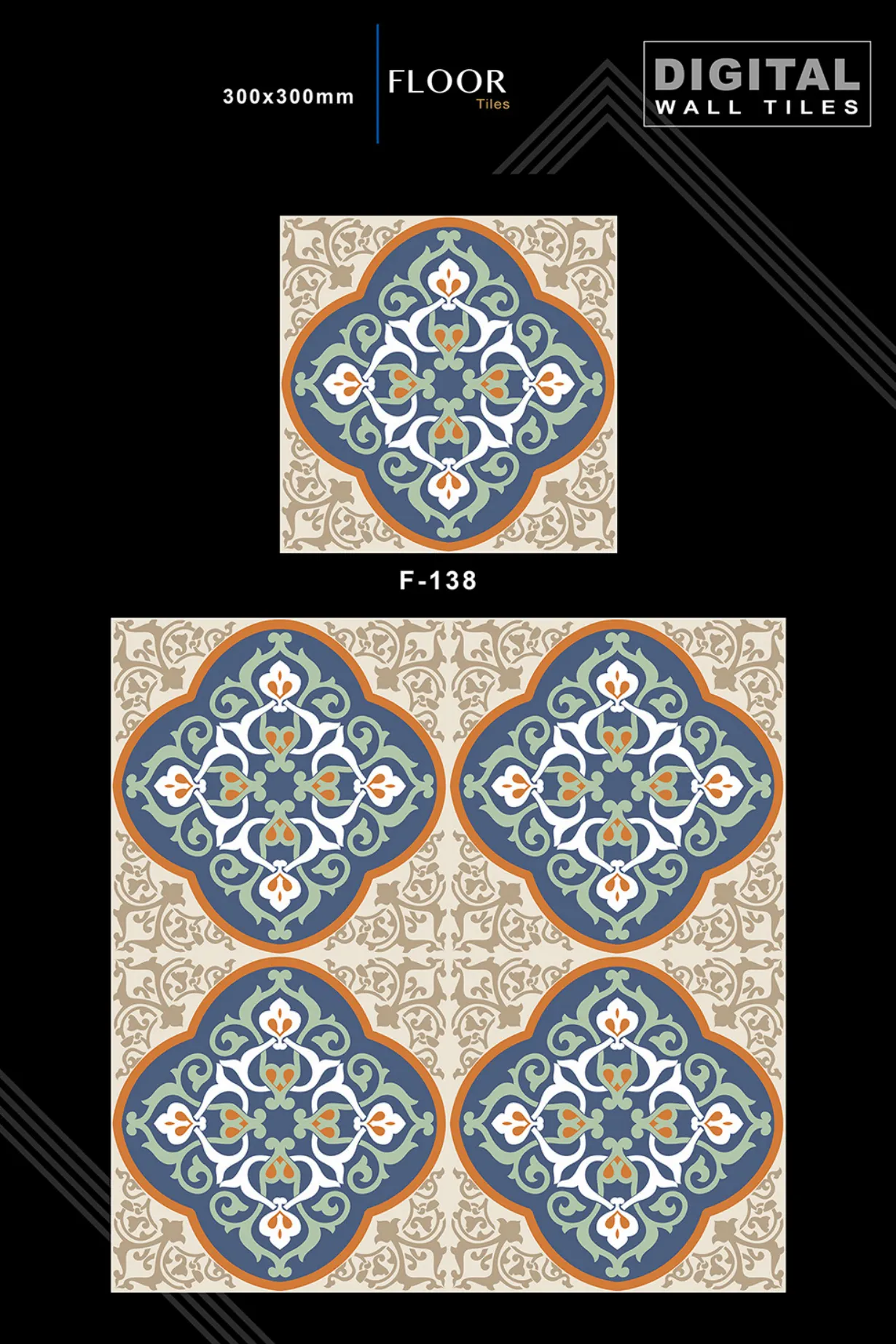 12 X 12 New Floor Tiles - Design 37