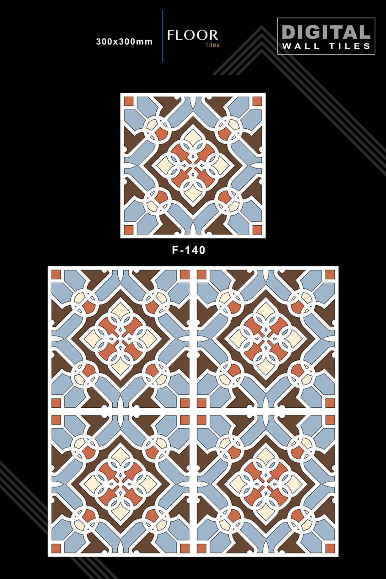 12 X 12 New Floor Tiles - Design 39