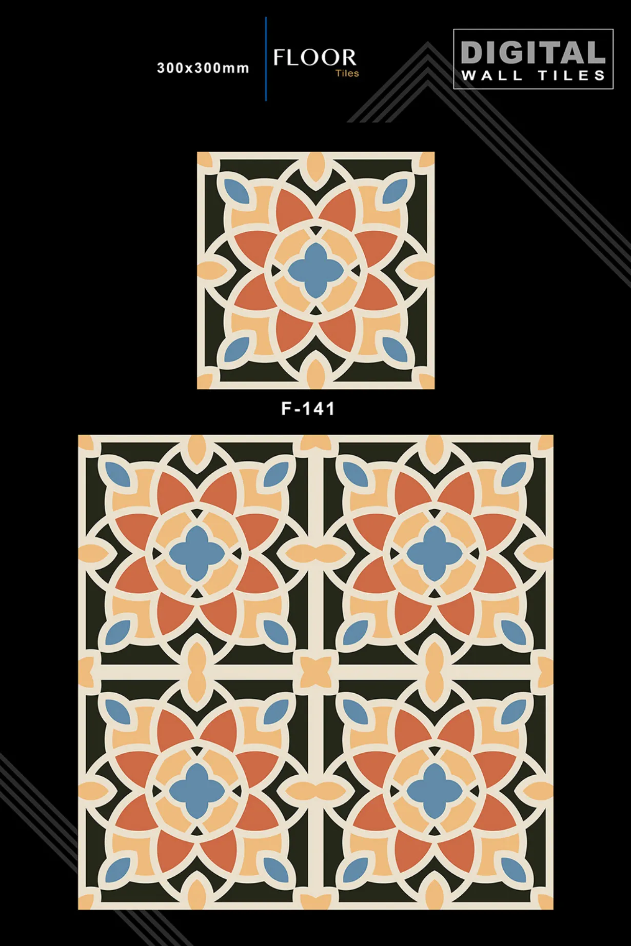 12 X 12 New Floor Tiles - Design 40
