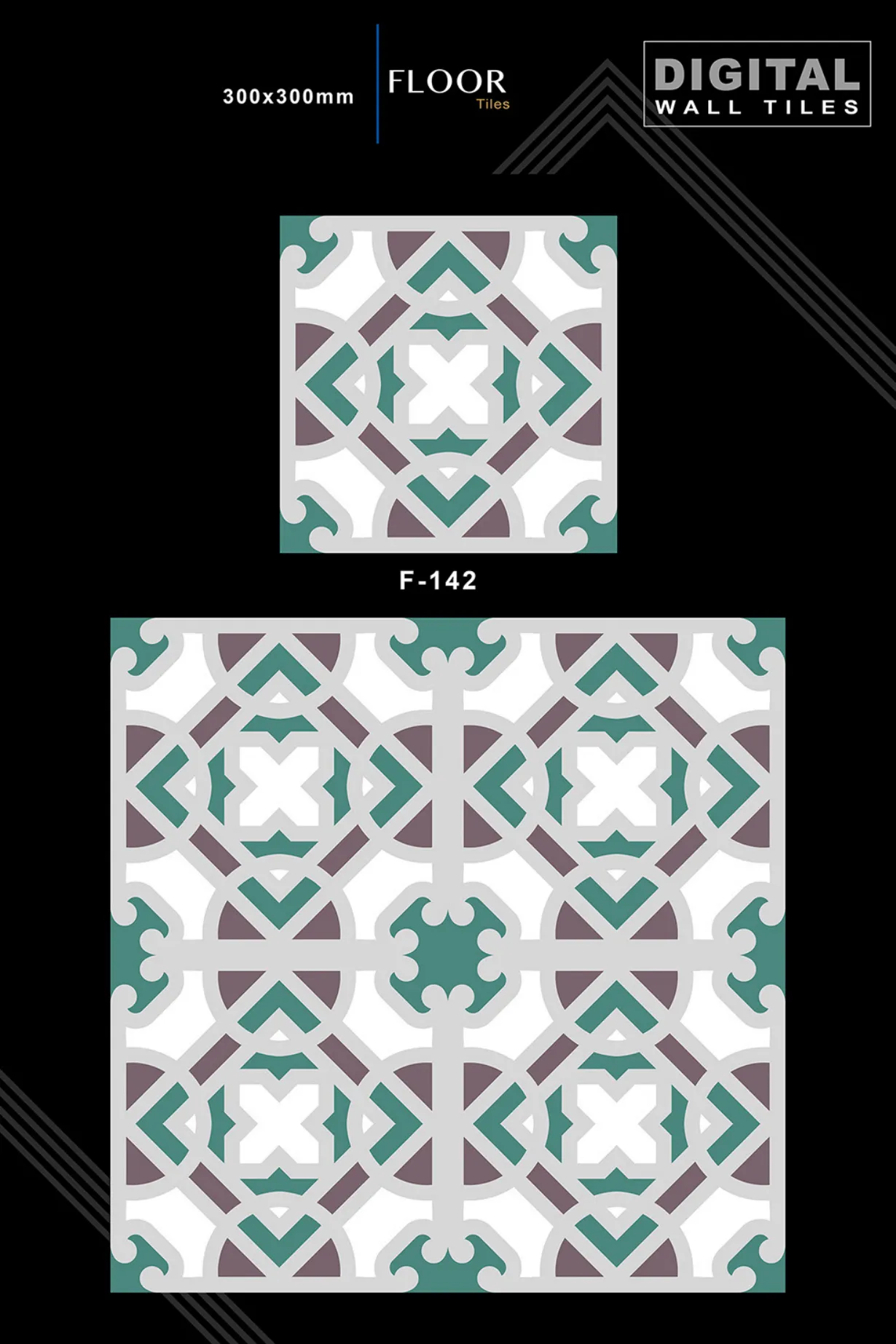 12 X 12 New Floor Tiles - Design 41