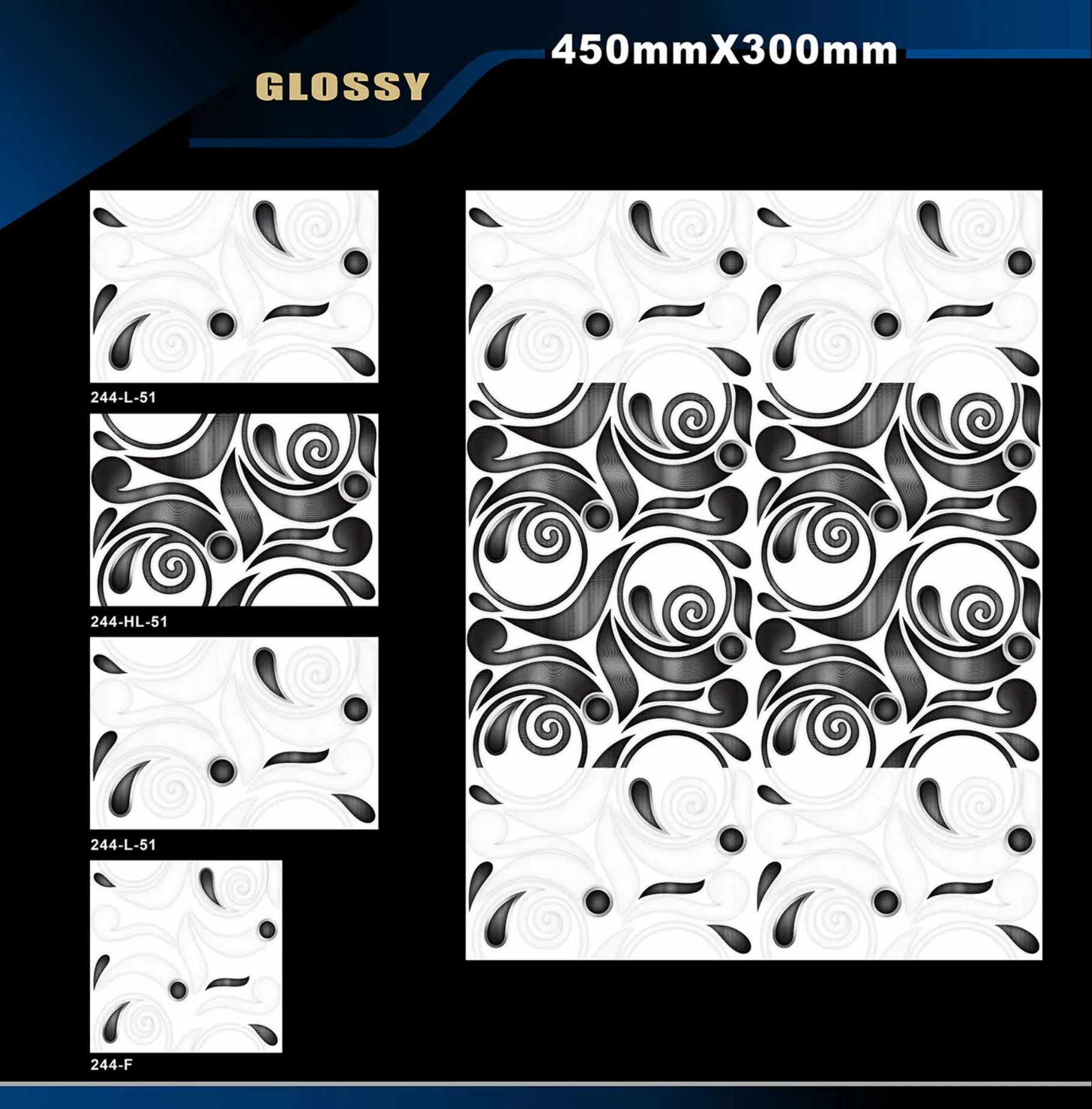 12 X 18 Glossy 105 To 316 - Design 42