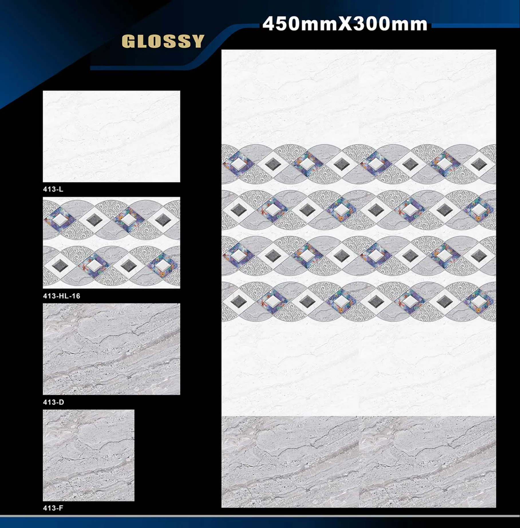 12 X 18 Glossy 317 To 415 - Design 68