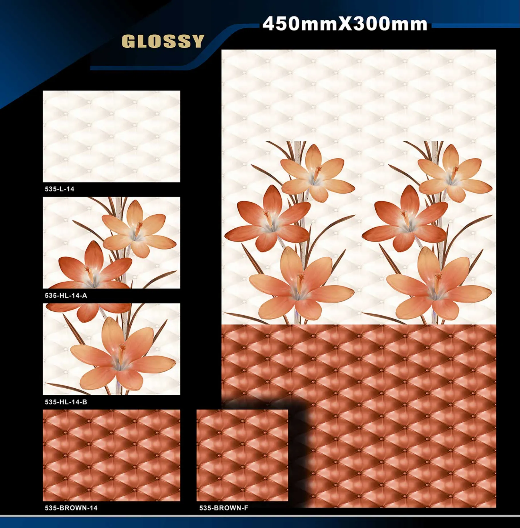 12 X 18 Glossy 527 To 577 - Design 21