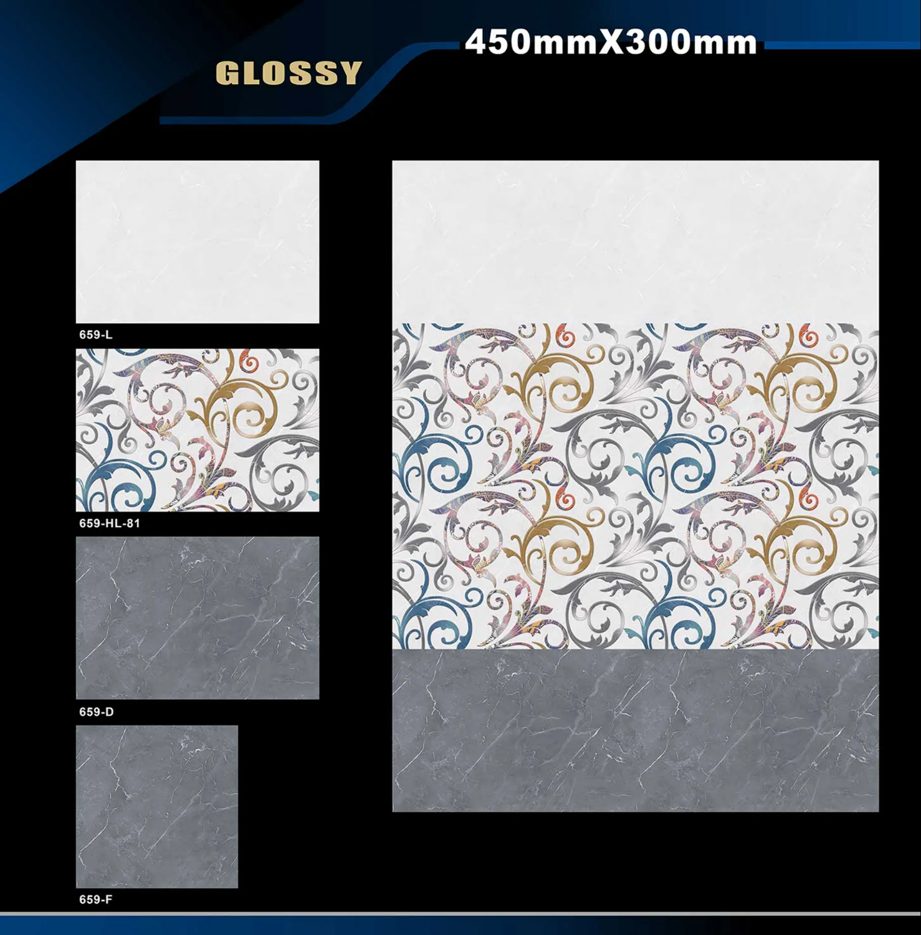 12 X 18 Glossy 578 To 662 - Design 65