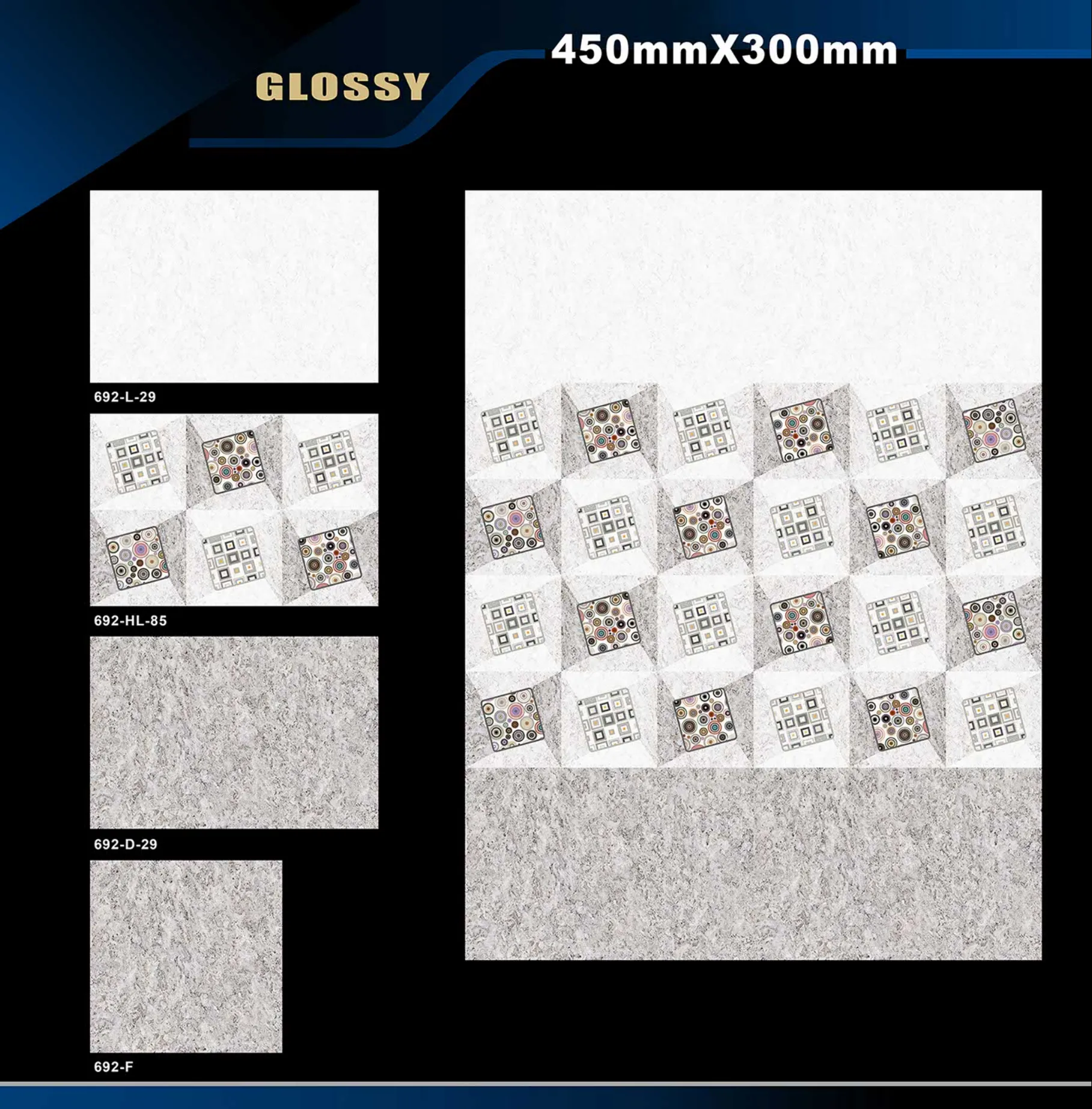 12 X 18 Glossy 663 To 710 - Design 27