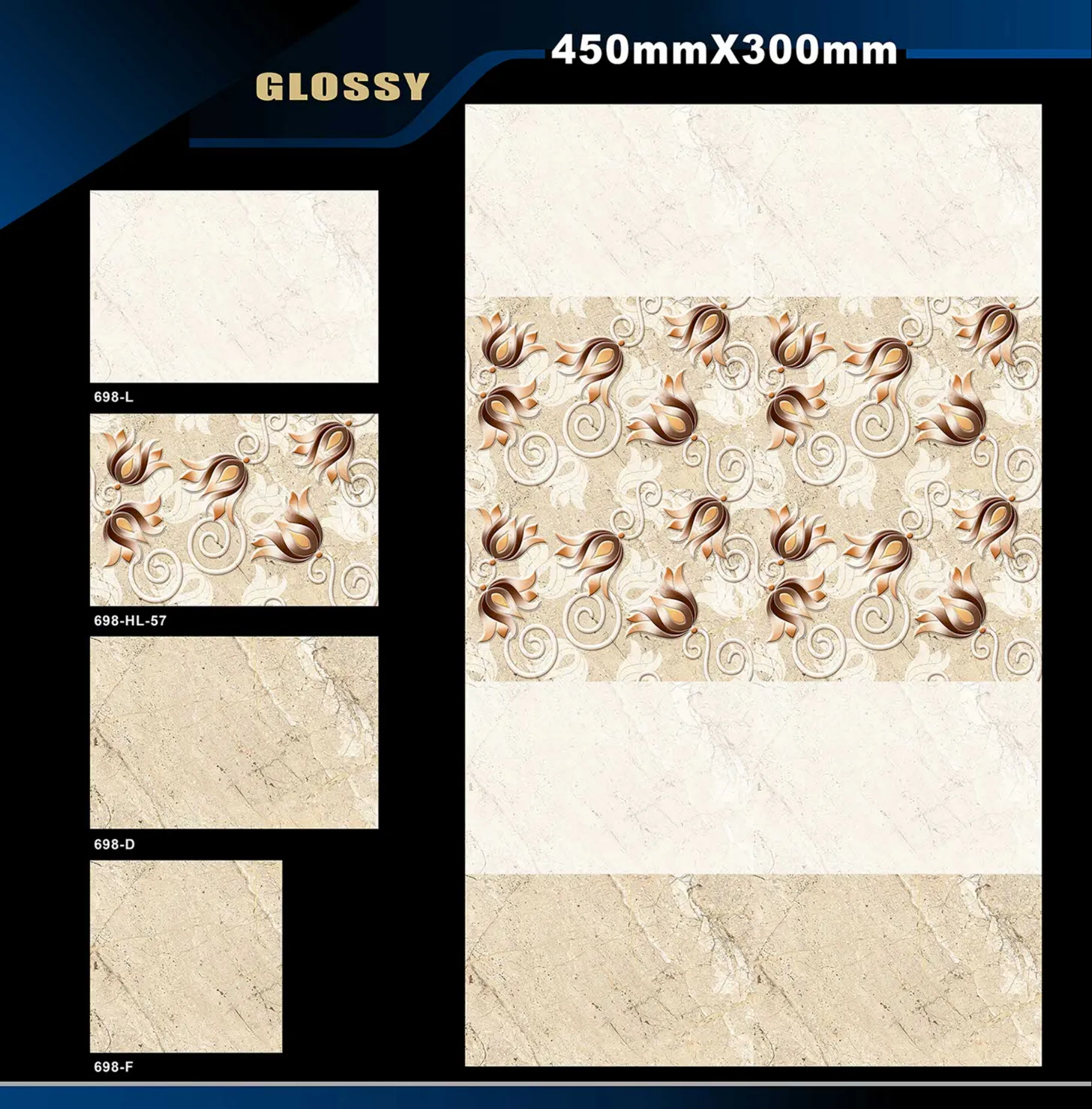 12 X 18 Glossy 663 To 710 - Design 36