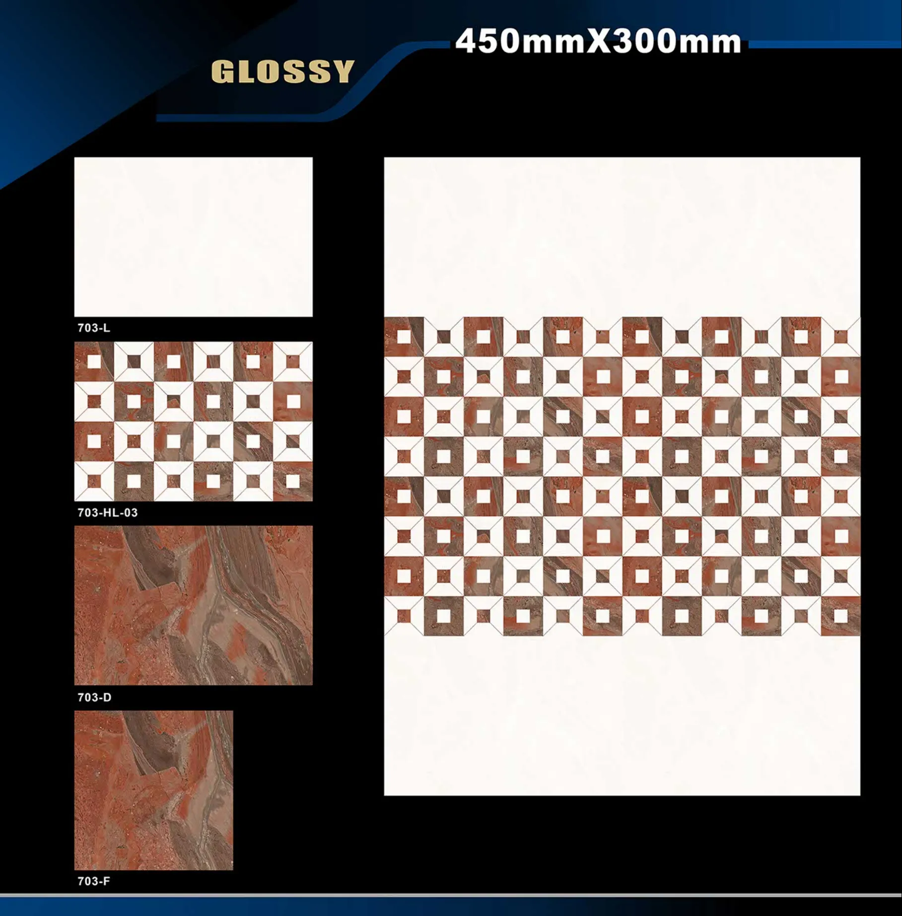 12 X 18 Glossy 663 To 710 - Design 48