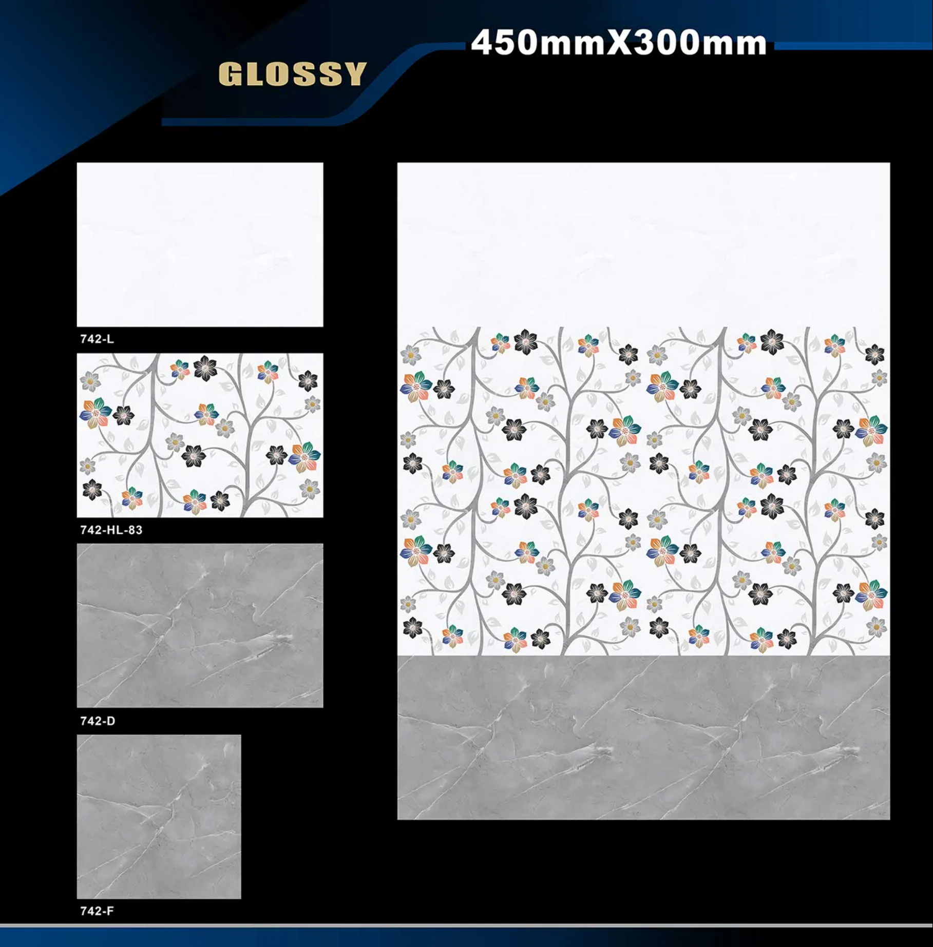 12 X 18 Glossy 711 To 764 - Design 50