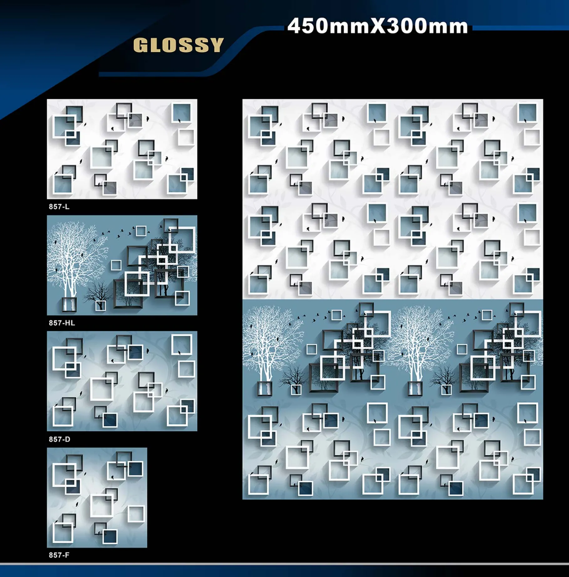 12 X 18 Glossy 829 To 898 - Design 23