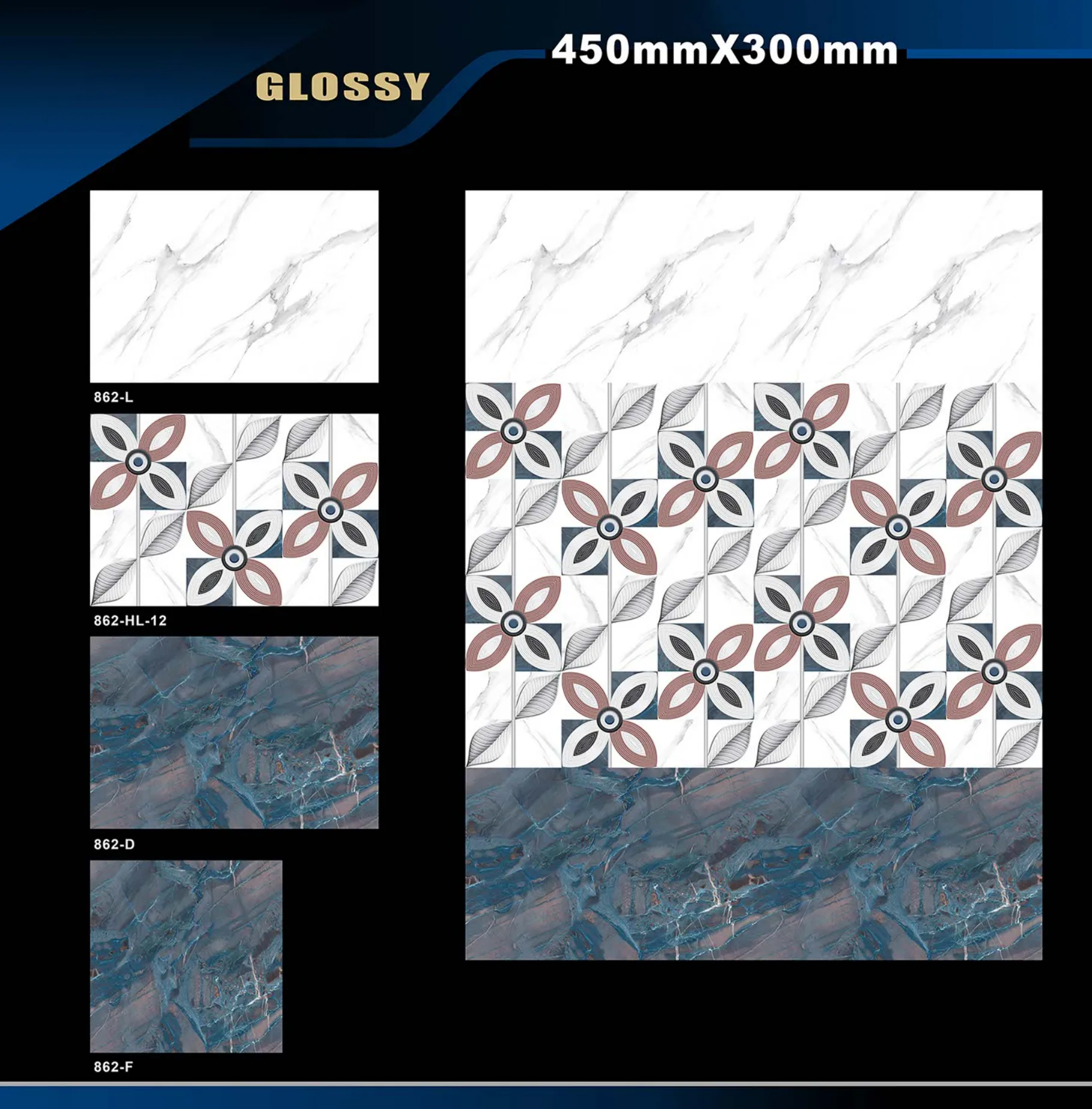 12 X 18 Glossy 829 To 898 - Design 37