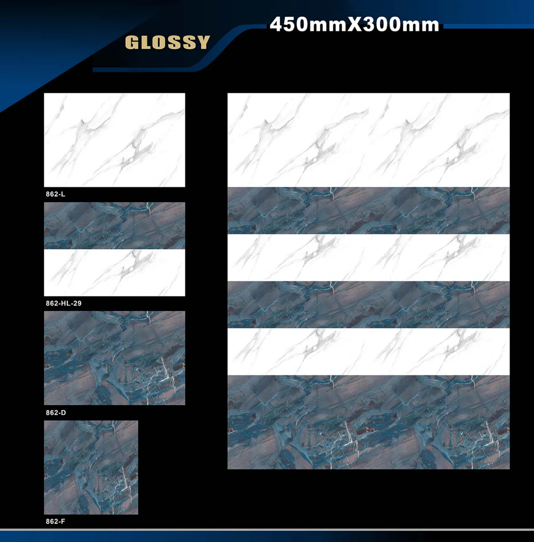 12 X 18 Glossy 829 To 898 - Design 40