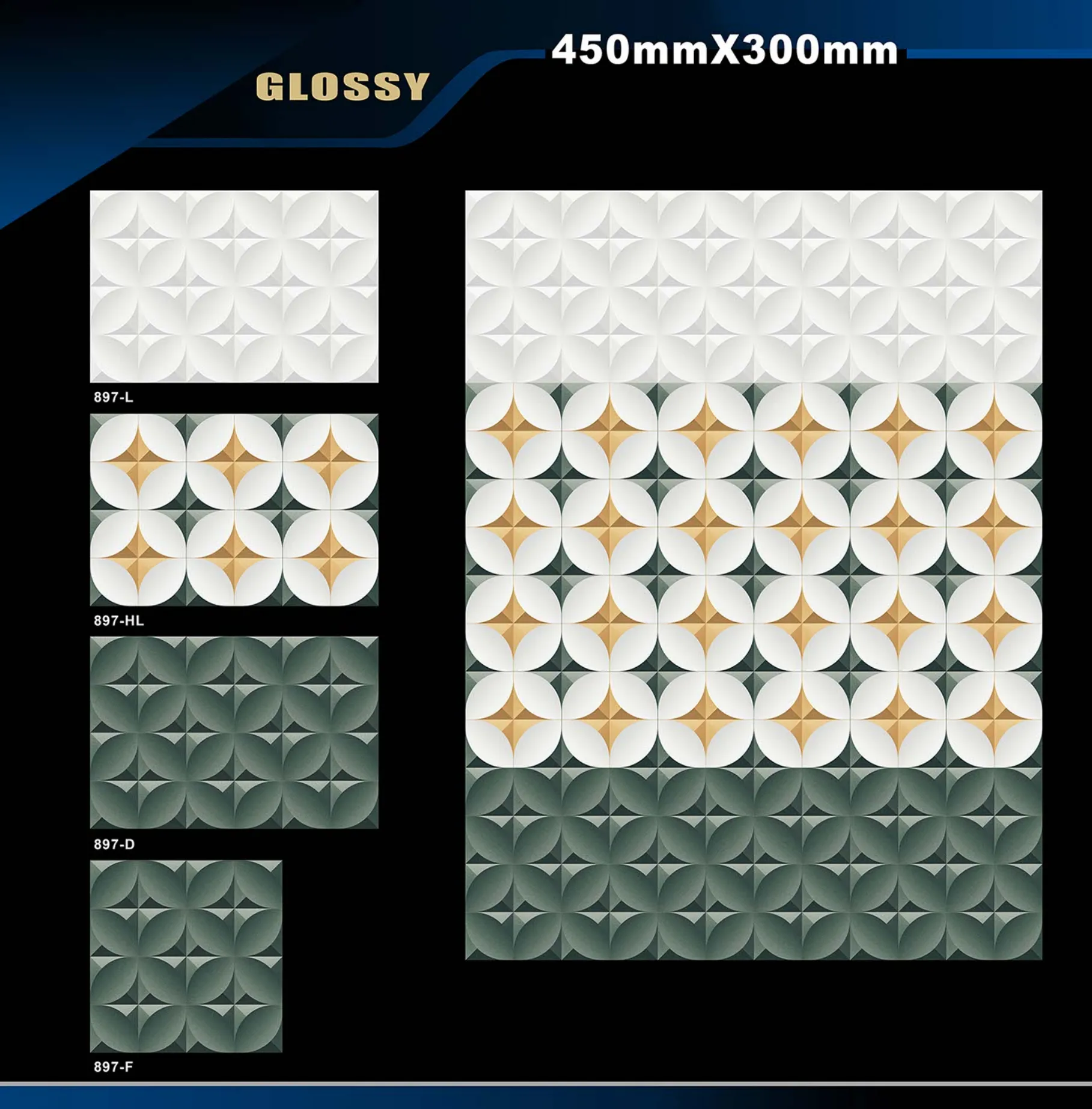 12 X 18 Glossy 829 To 898 - Design 70