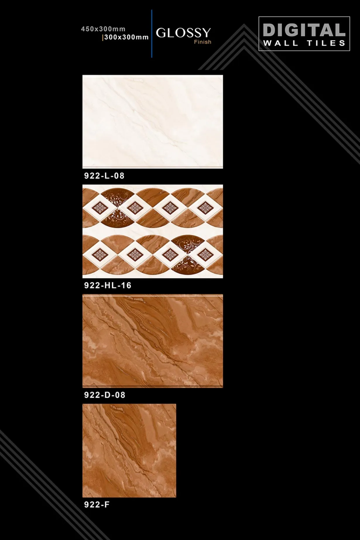 12 X 18 New Glossy 919 To 959 - Design 10