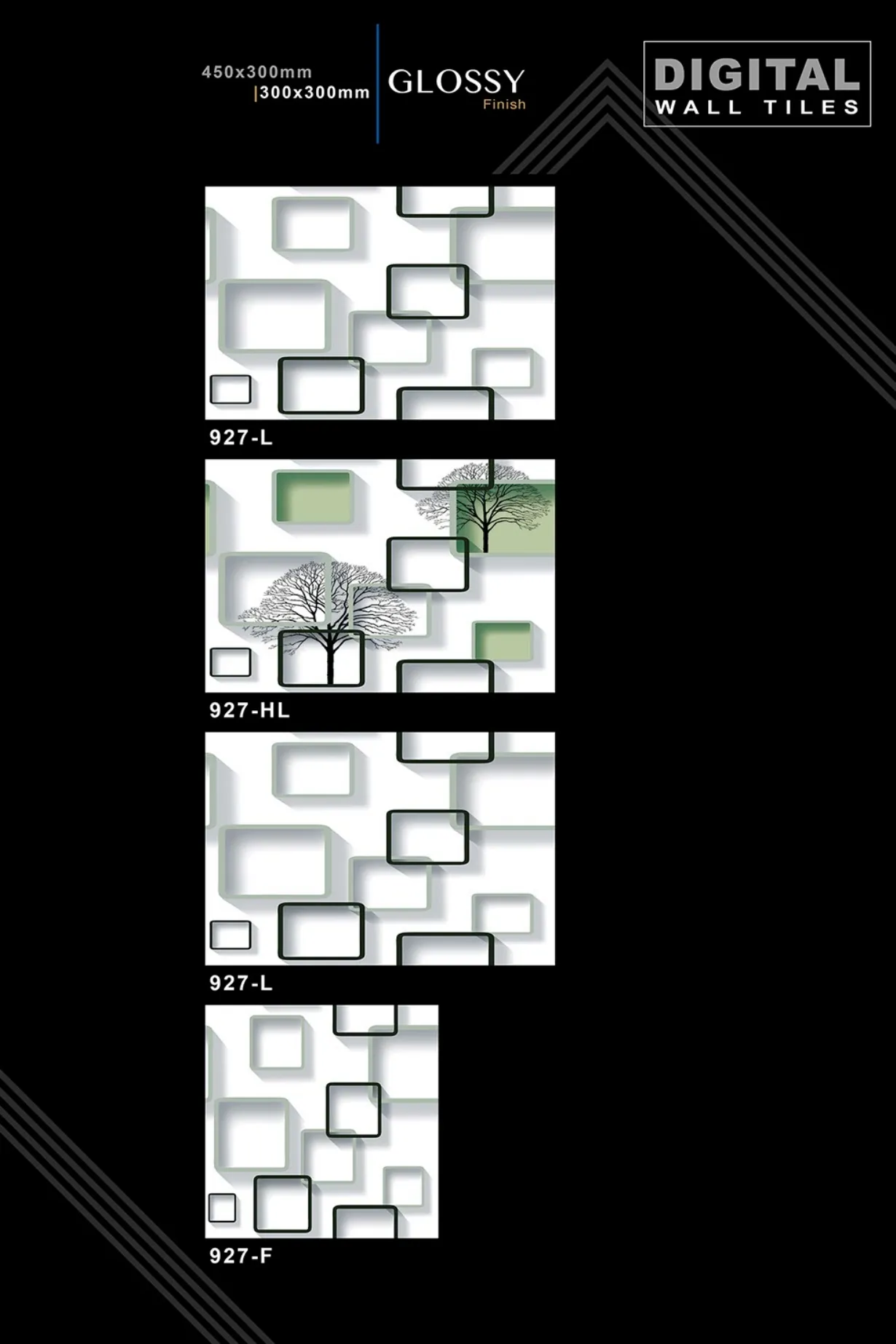 12 X 18 New Glossy 919 To 959 - Design 26