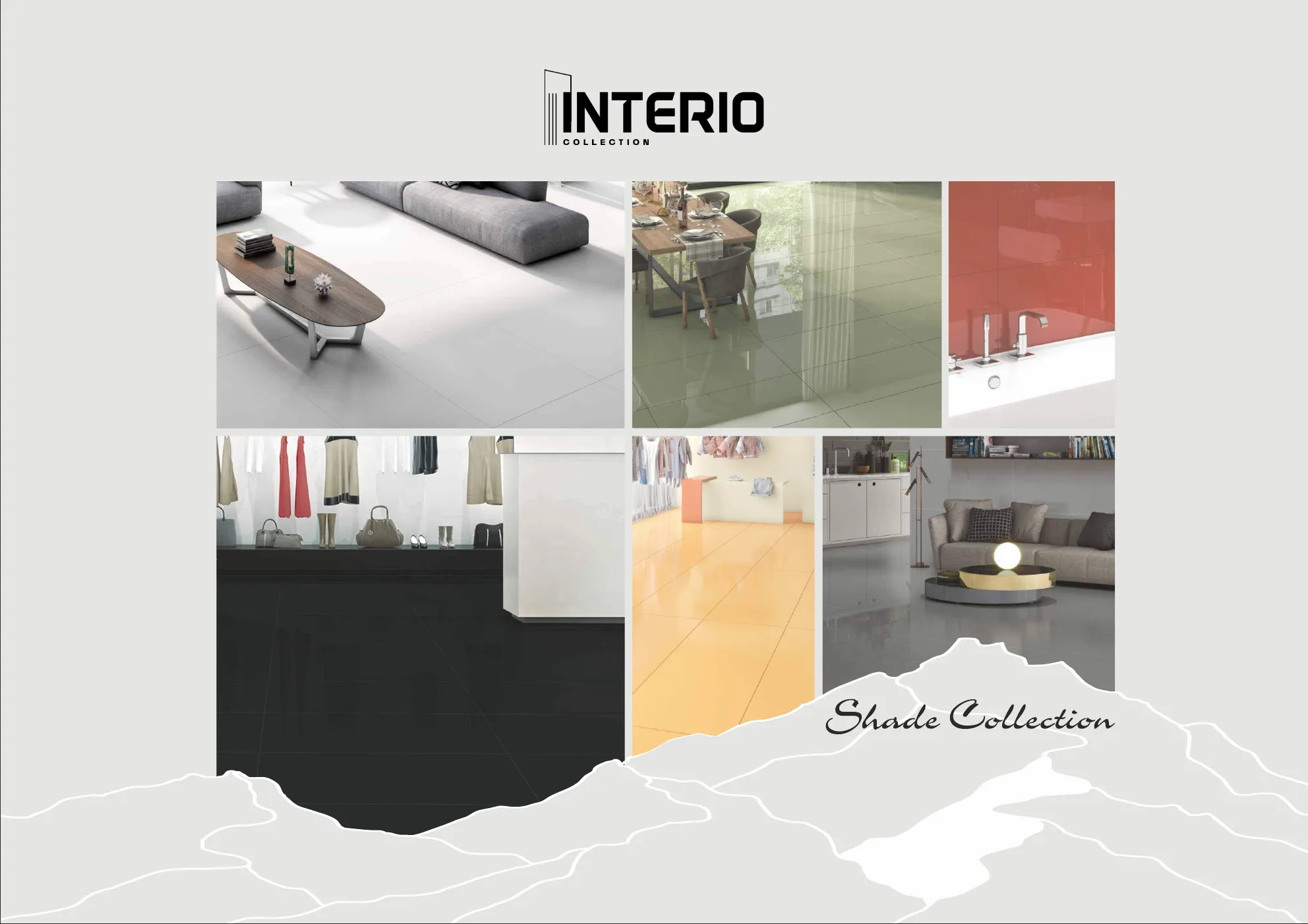Ex Interio collection 600x600,600x1200 9mm - Design 3 - 600x1200mm Glossy