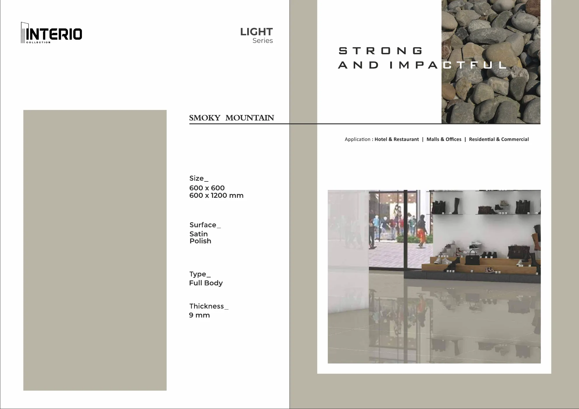 Ex Interio collection 600x600,600x1200 9mm - Design 11 - 600x1200mm Glossy