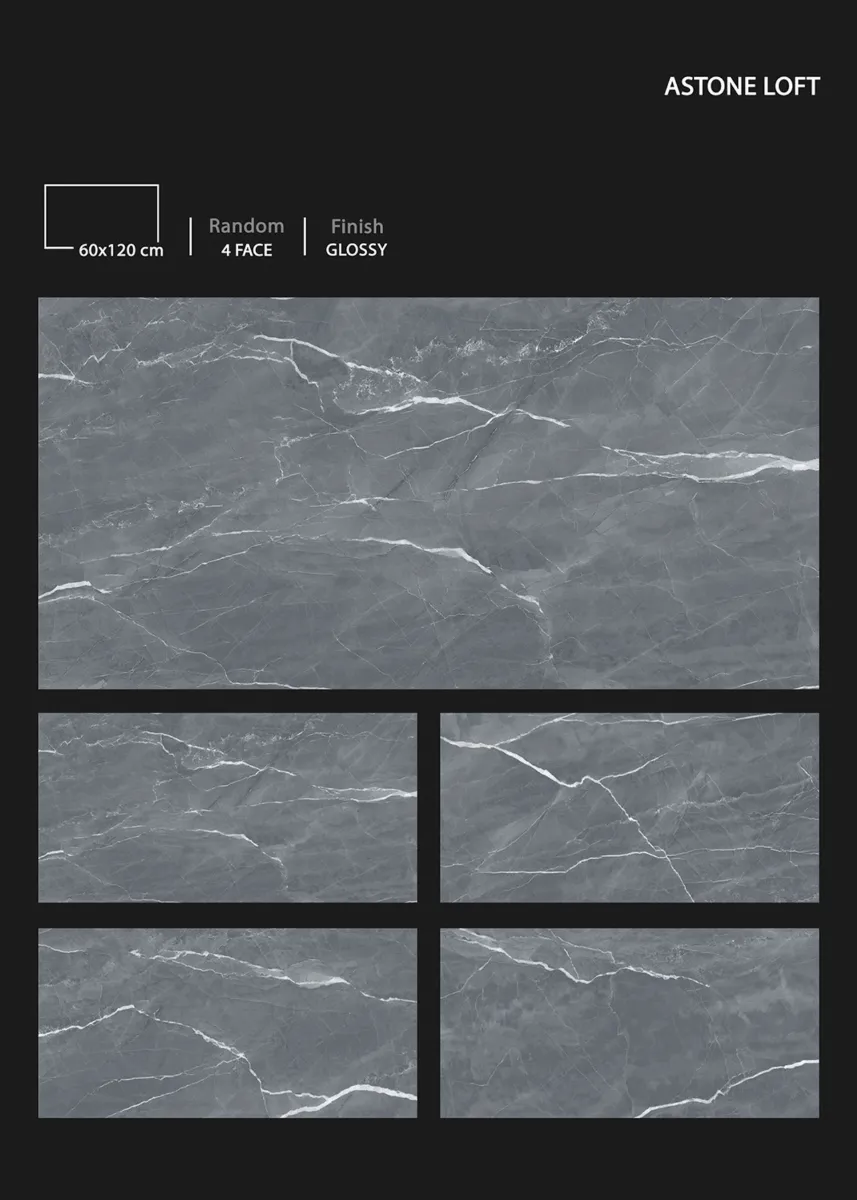GLOSSY 60X120cm - Design 19