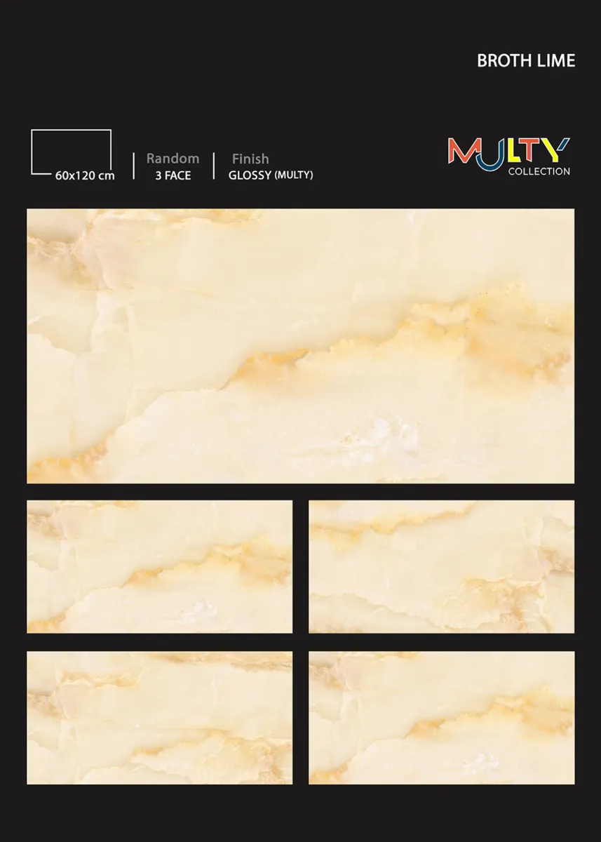 GLOSSY MULTY 60X120cm - Design 3