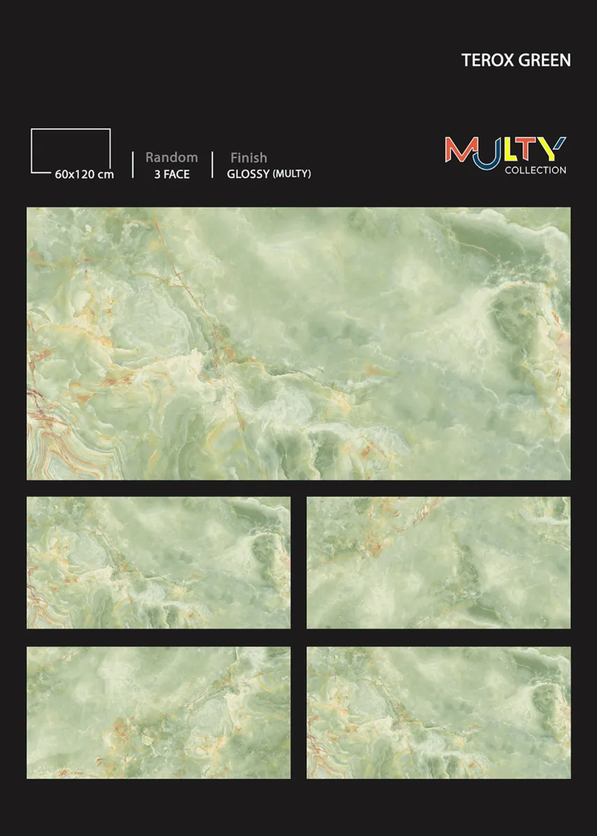 GLOSSY MULTY 60X120cm - Design 7