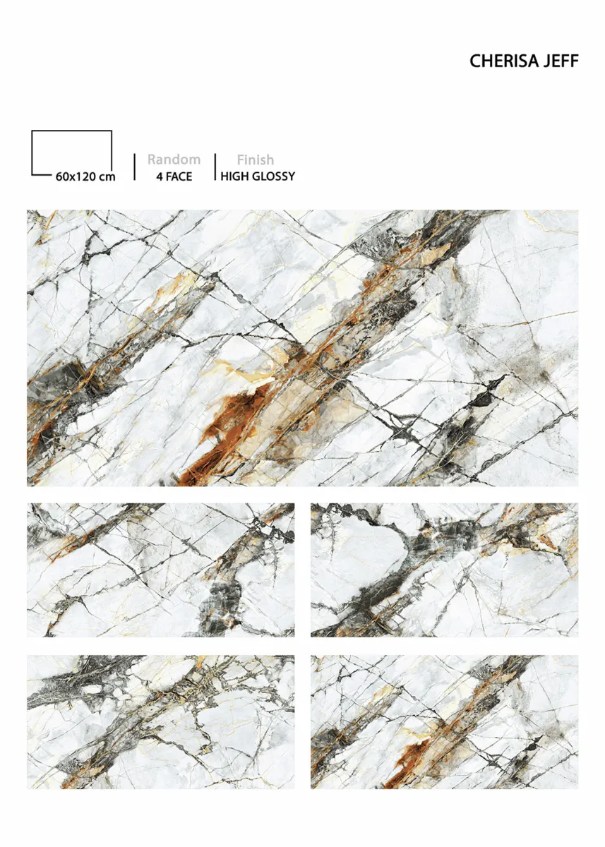 HIGHGLOSSY 60X120cm - Design 1