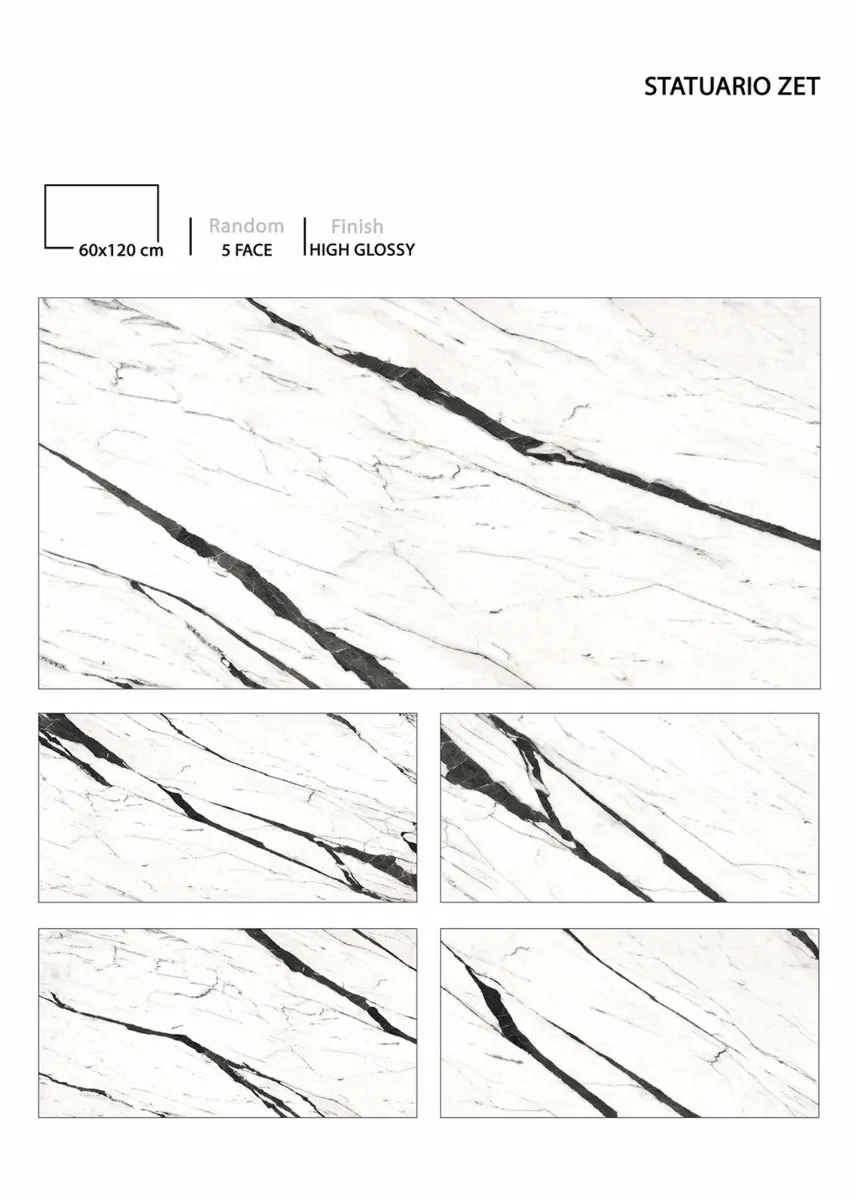 HIGHGLOSSY 60X120cm - Design 5