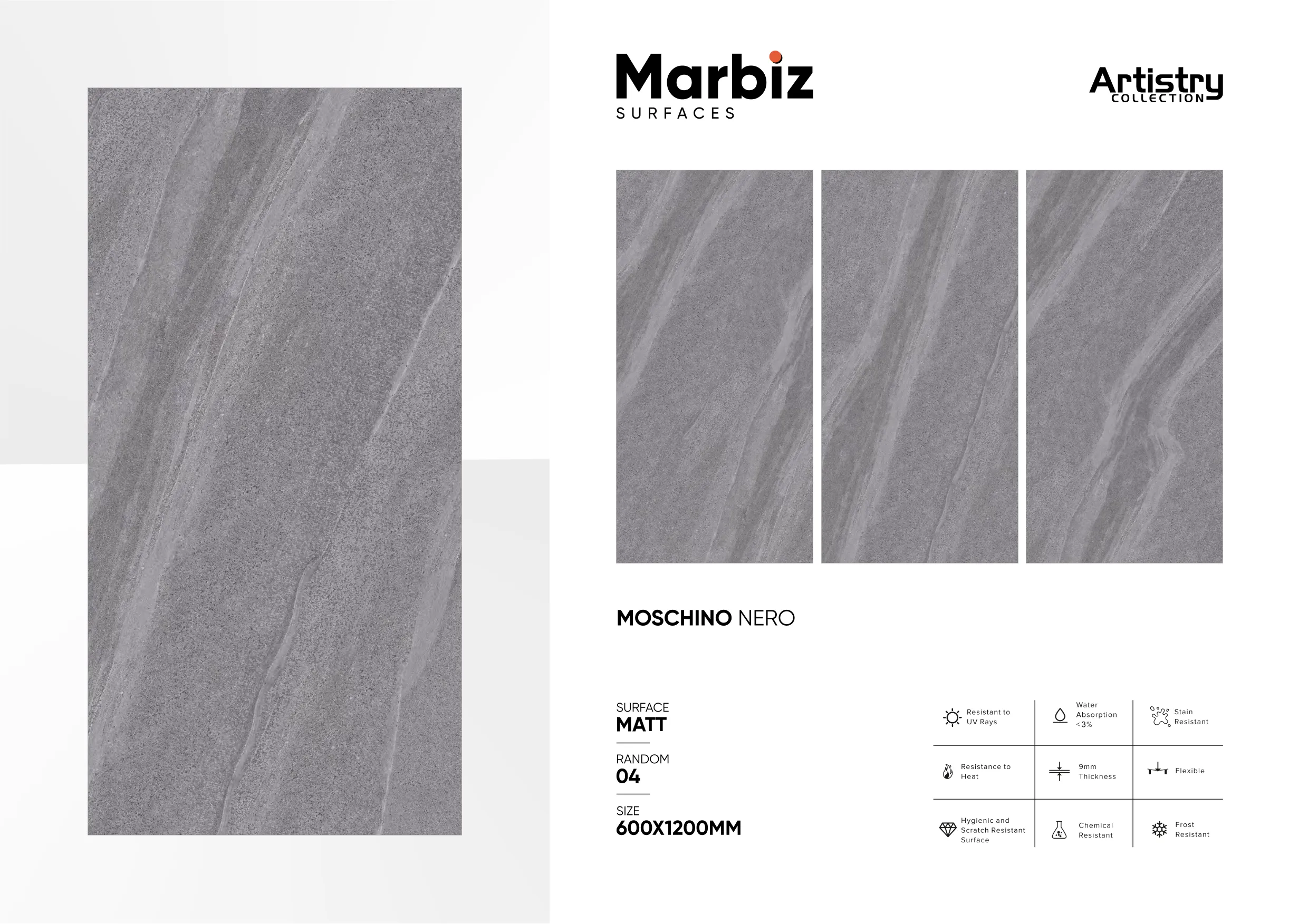 Artistry 600x1200mm Matt - Design 105