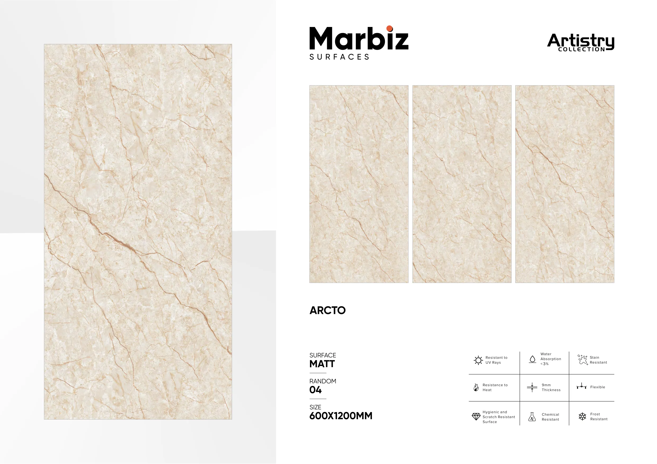 Artistry 600x1200mm Matt - Design 14