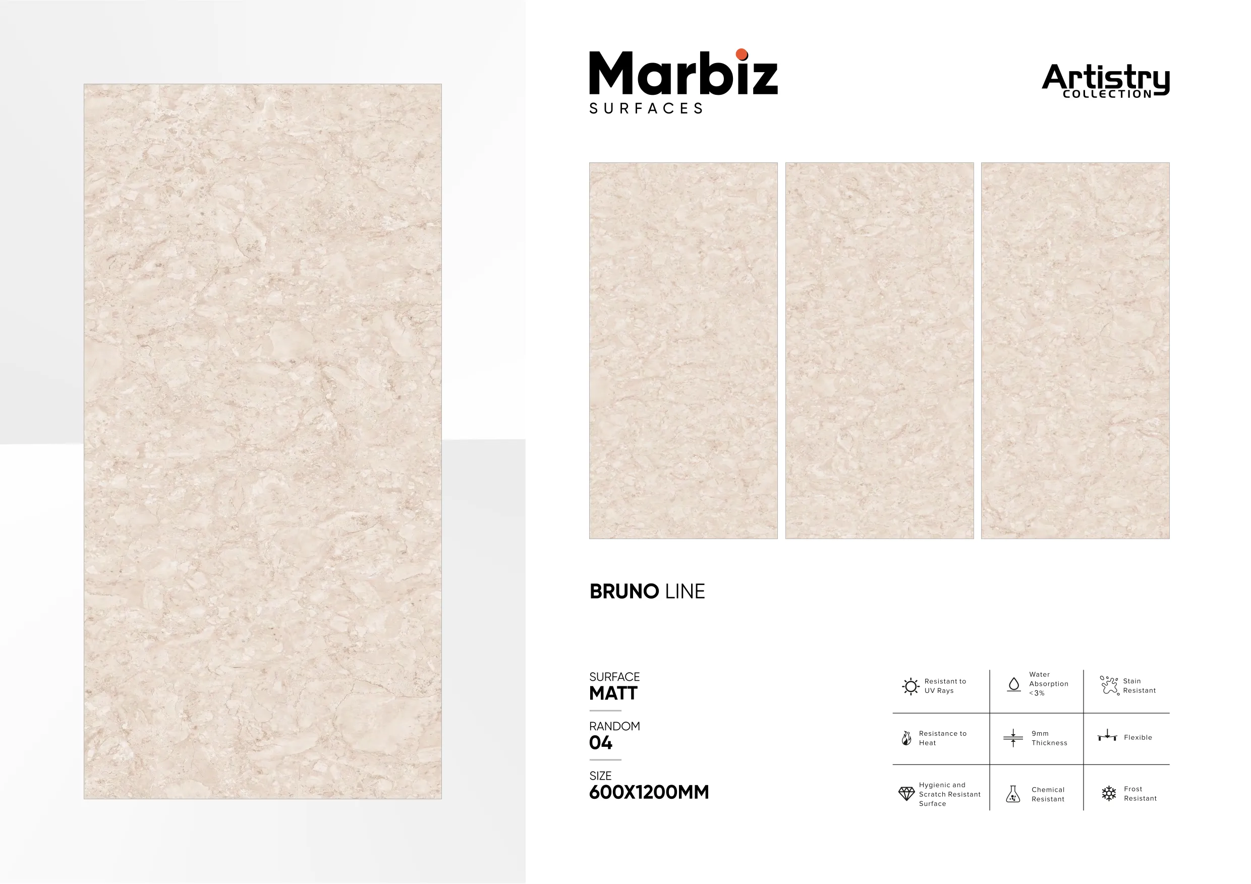 Artistry 600x1200mm Matt - Design 28