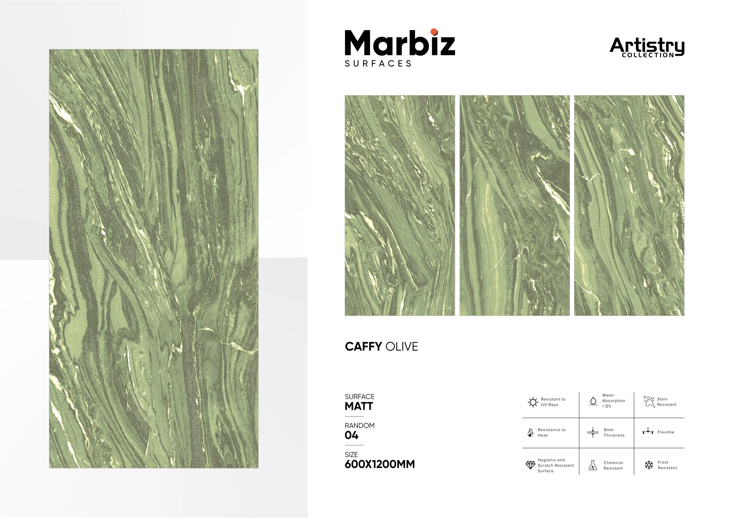 Artistry 600x1200mm Matt - Design 34