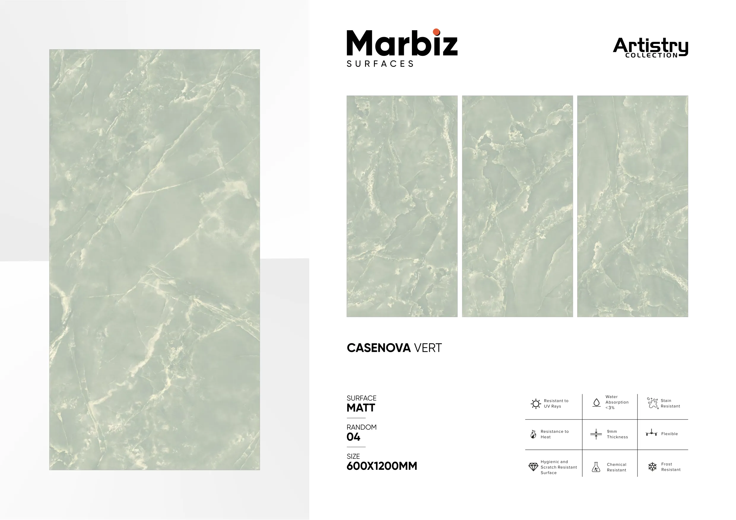 Artistry 600x1200mm Matt - Design 38