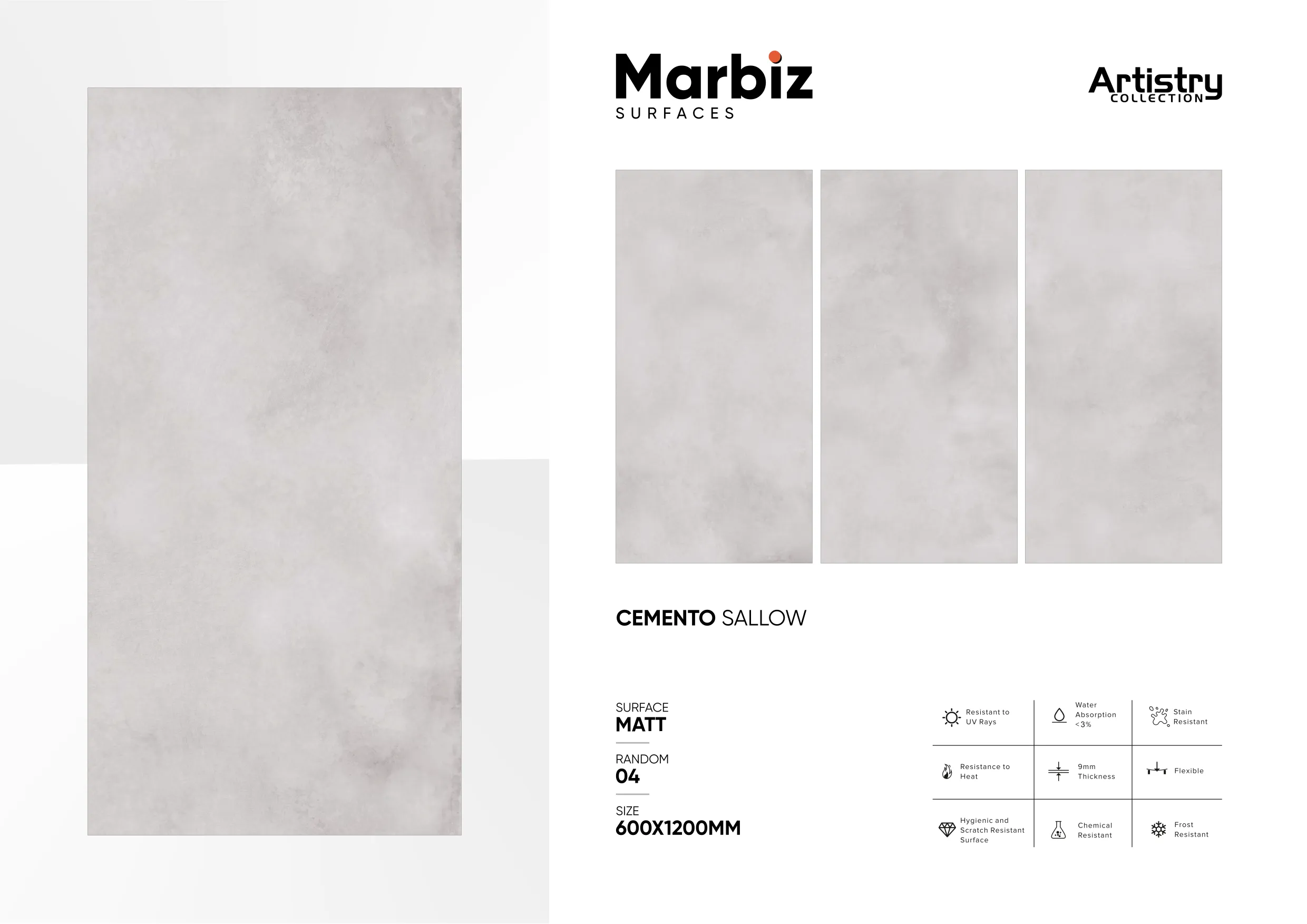 Artistry 600x1200mm Matt - Design 46