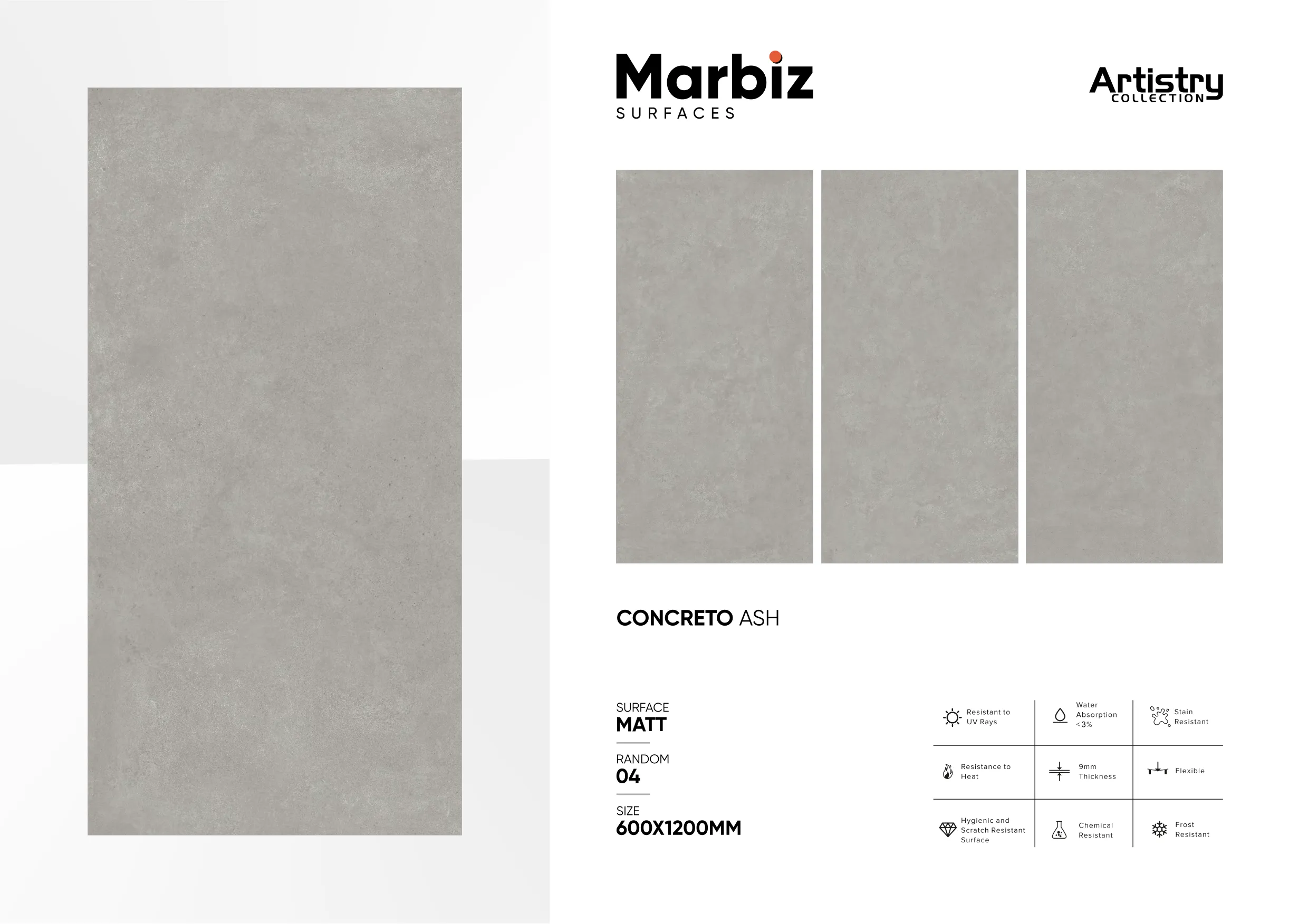 Artistry 600x1200mm Matt - Design 49
