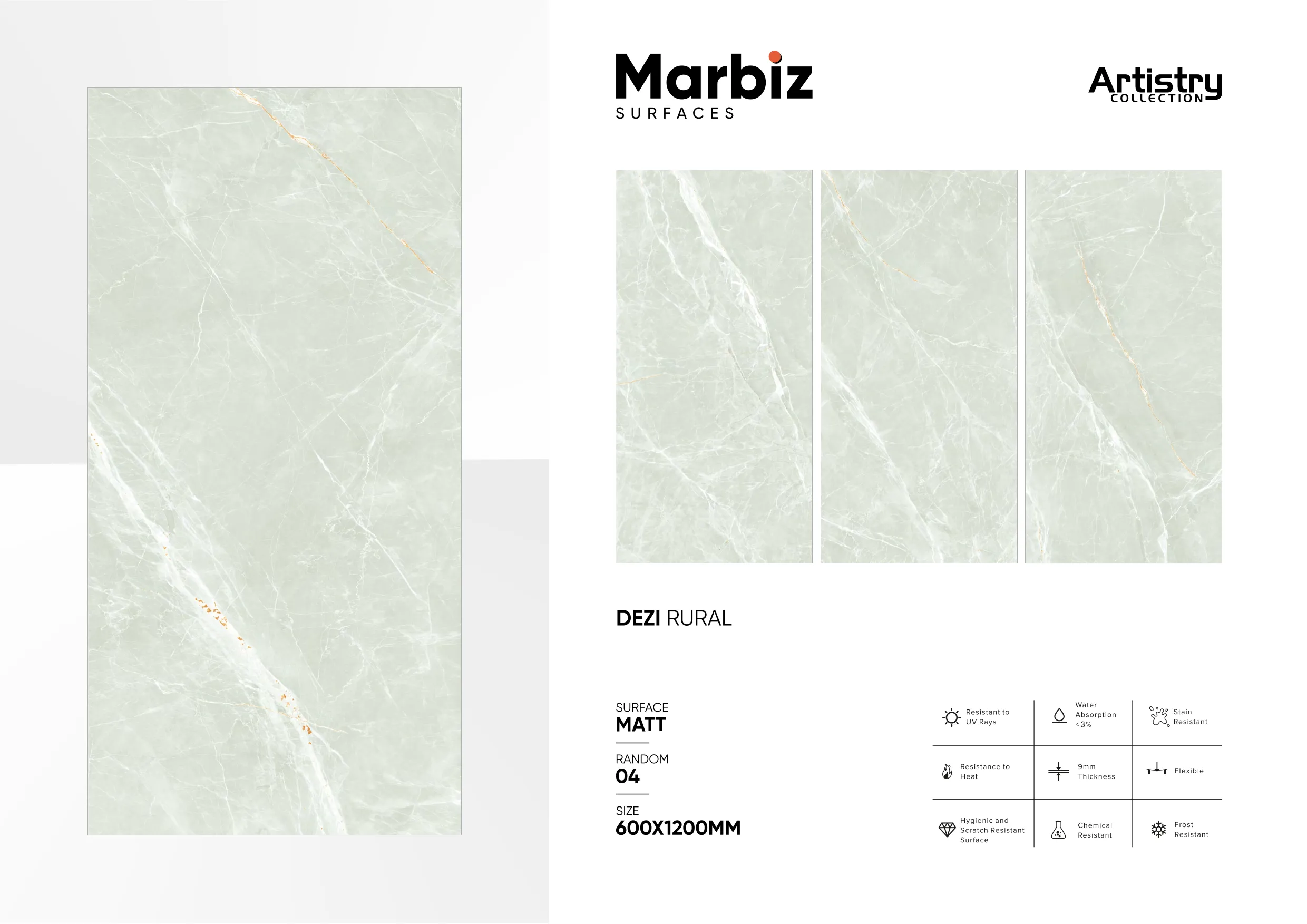 Artistry 600x1200mm Matt - Design 63