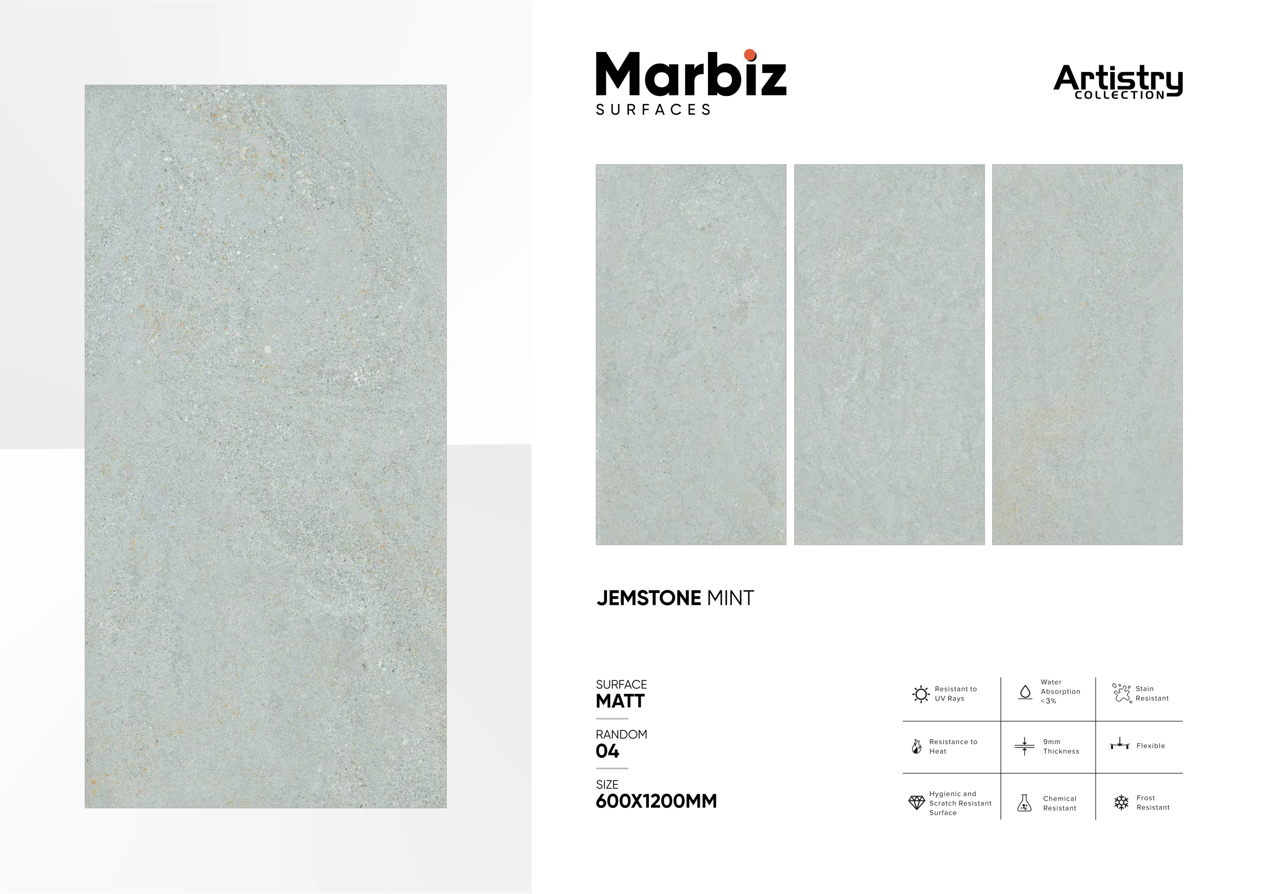 Artistry 600x1200mm Matt - Design 83
